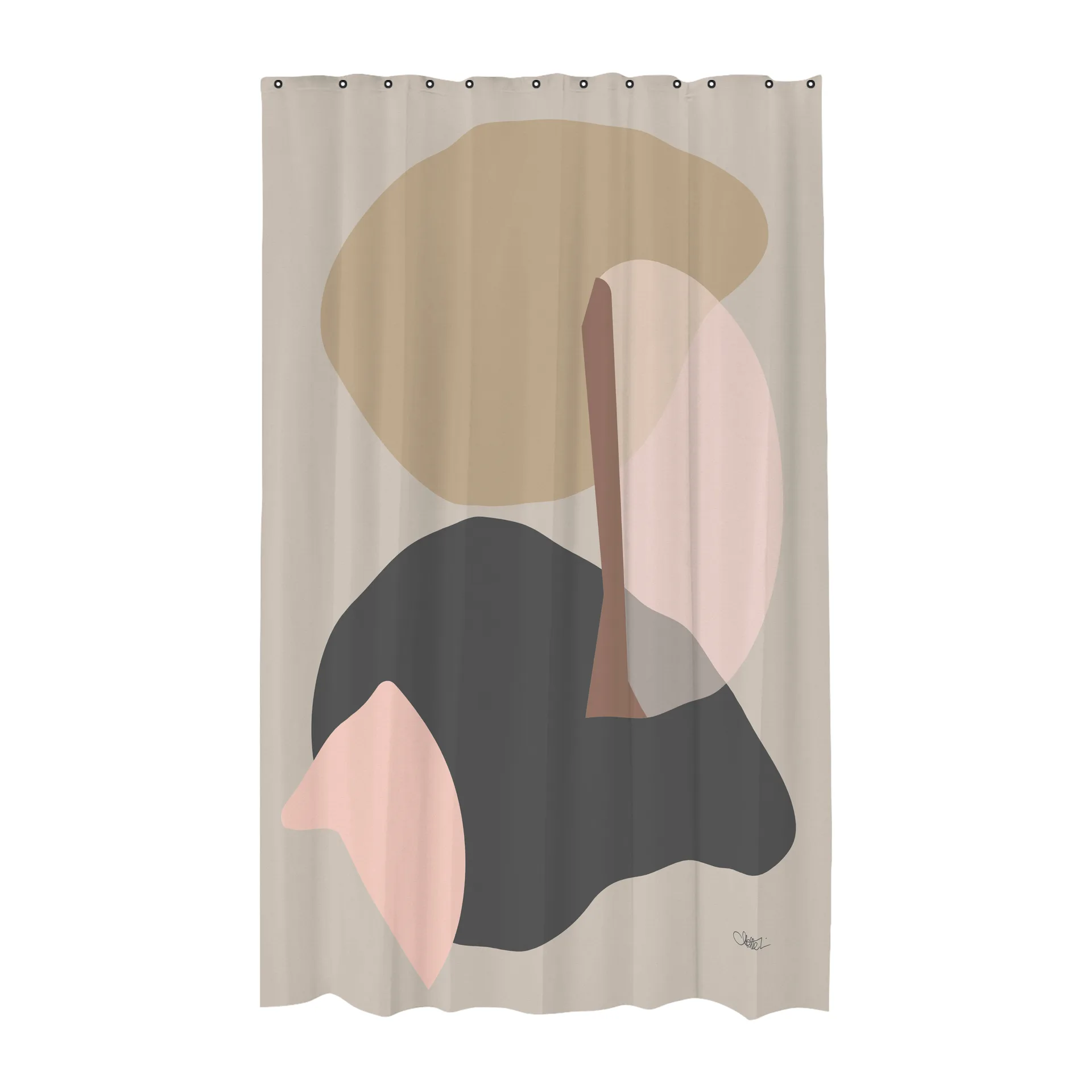 Mette Ditmer Rideau de douche Gallery cm Sable