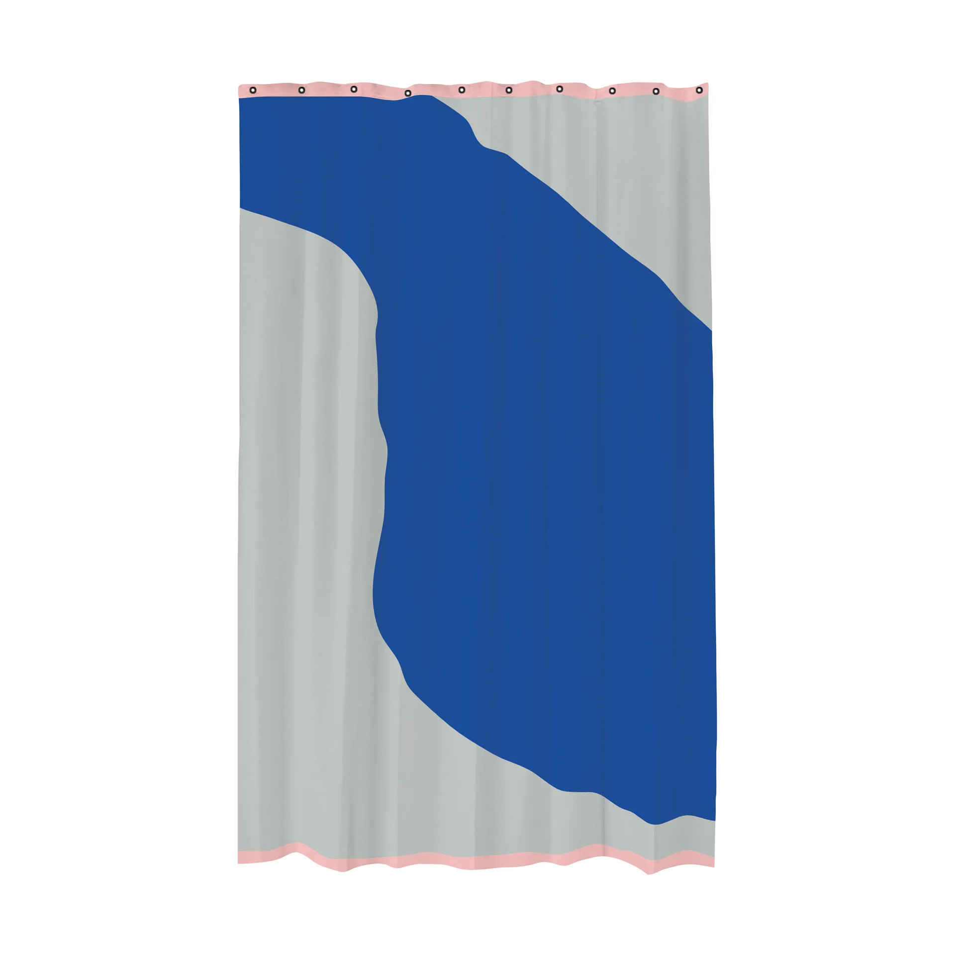 Mette Ditmer Rideau de douche Nova Arte cm Gris clair-cobalt