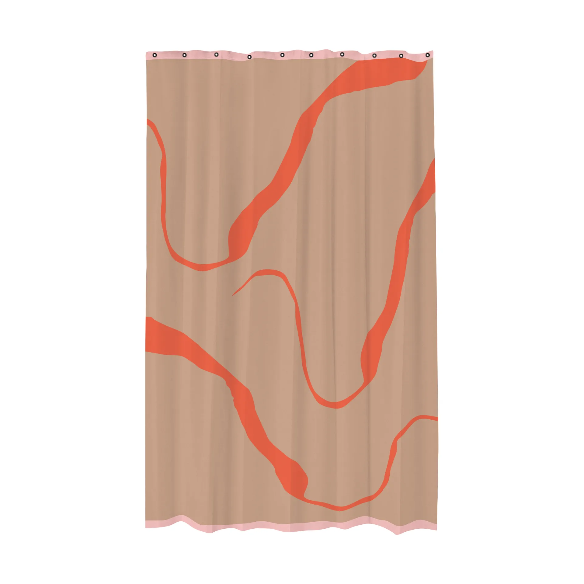 Mette Ditmer Rideau de douche Nova Arte cm Latte-orange