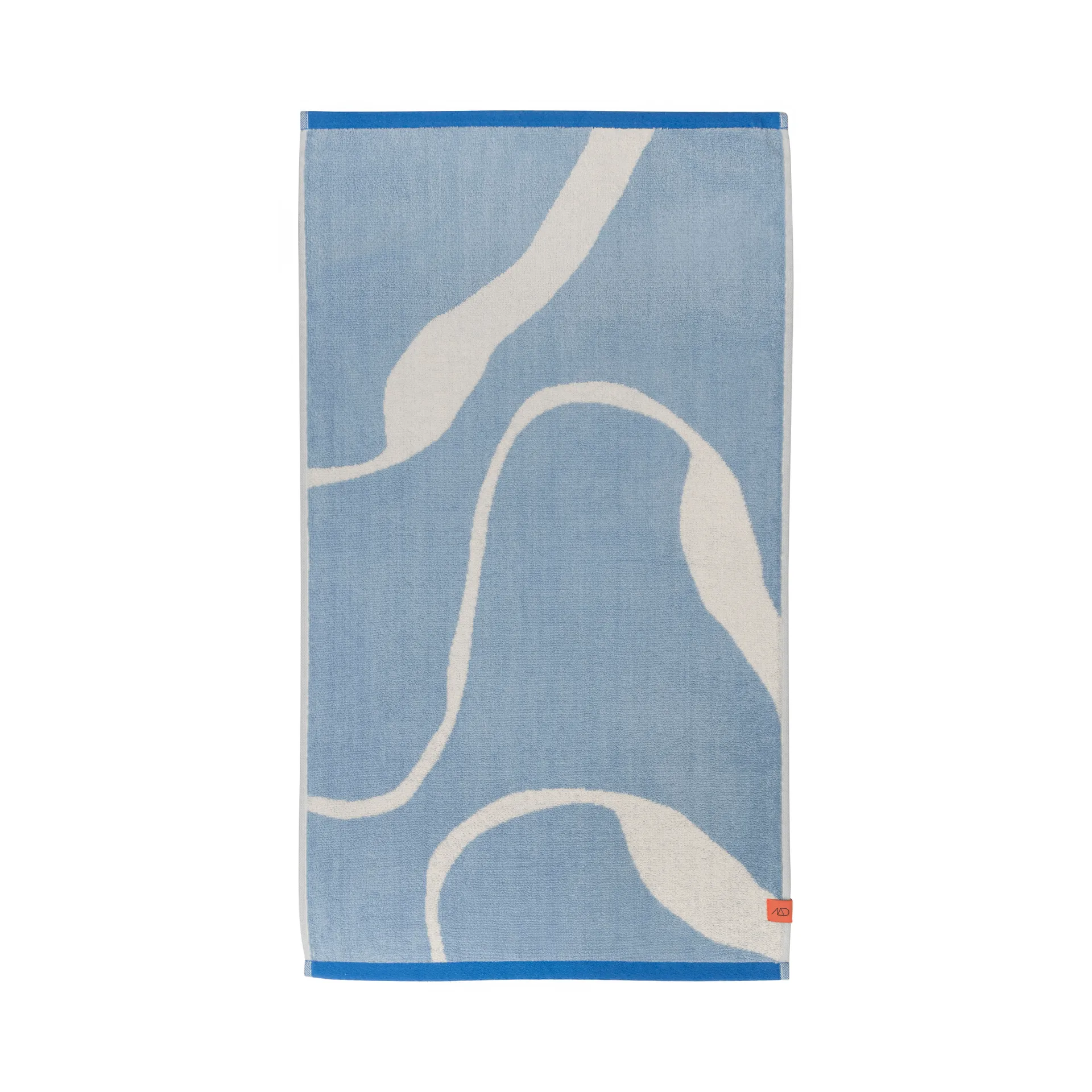Mette Ditmer Serviette de bain Nova Arte cm Light blue-off-white