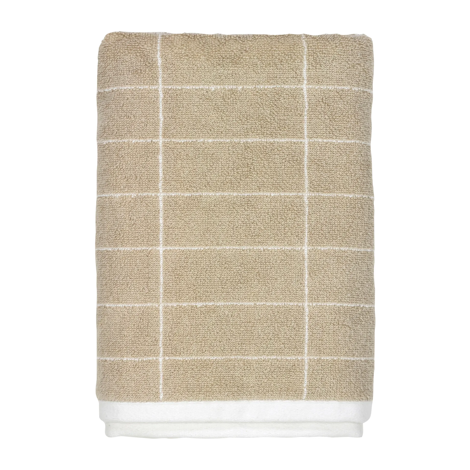 Mette Ditmer Serviette de bain Tile Stone cm Sable-blanc cassé