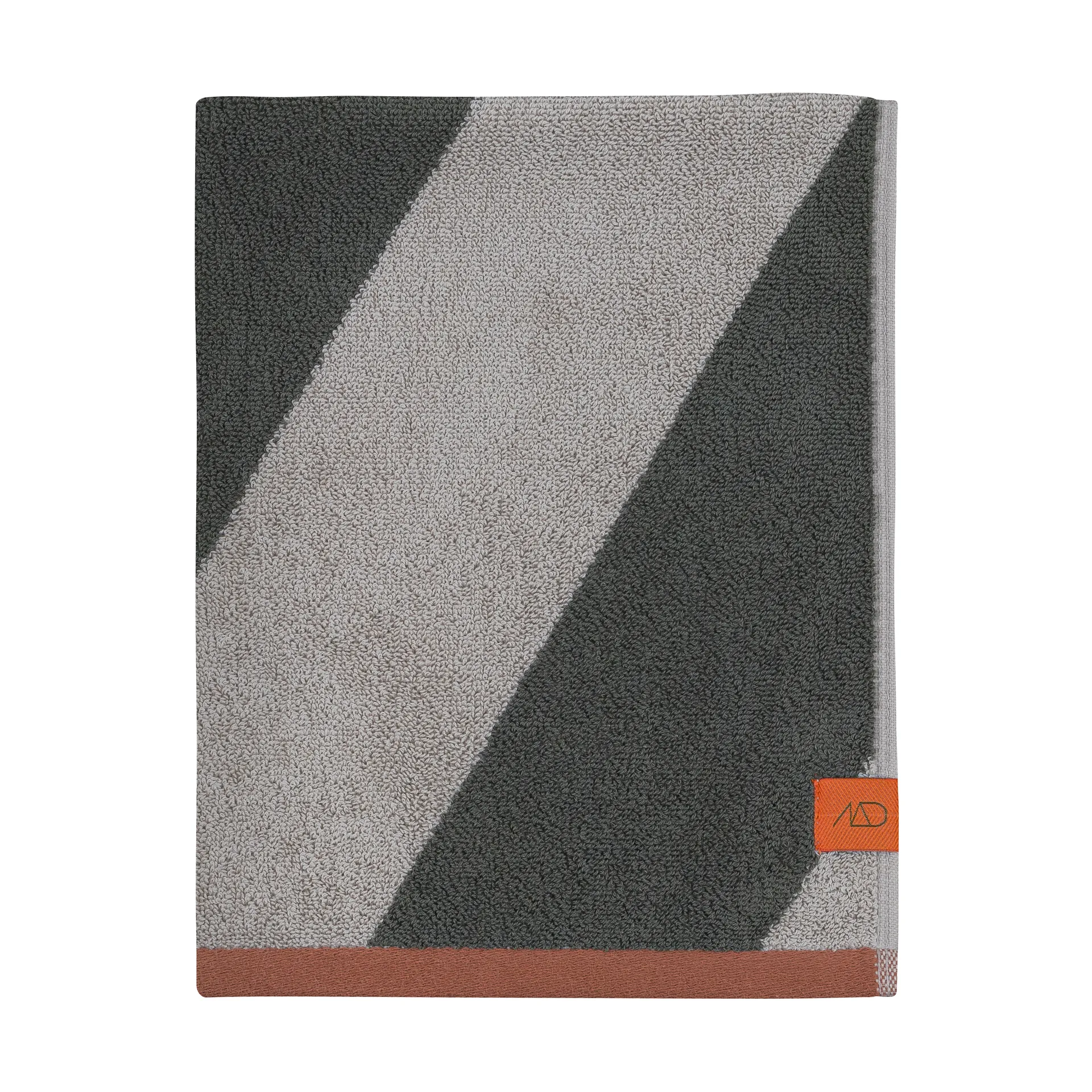 Mette Ditmer Serviette Diagonal Dark olive, cm
