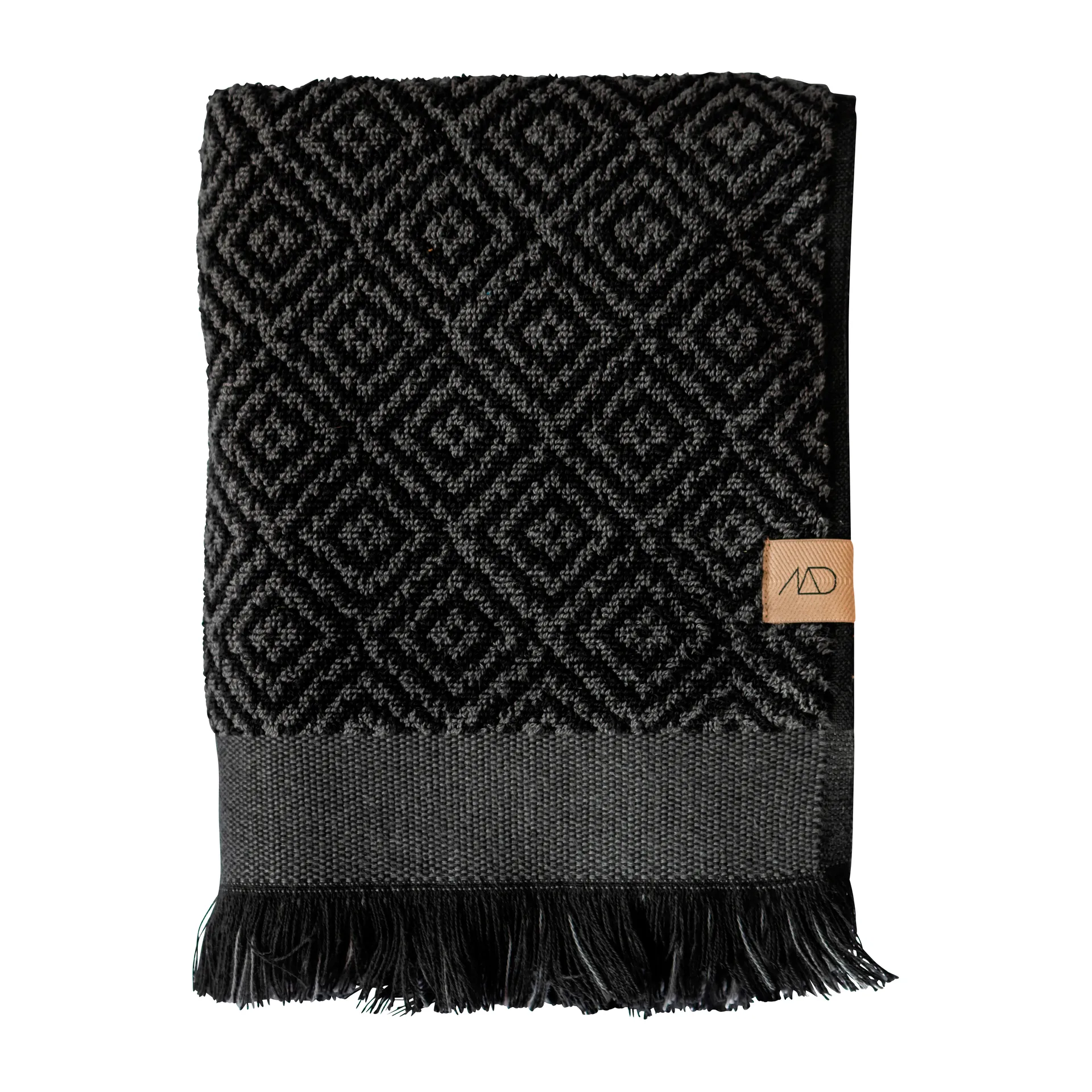 Mette Ditmer Serviette Morocco cm Black-grey — vue 3