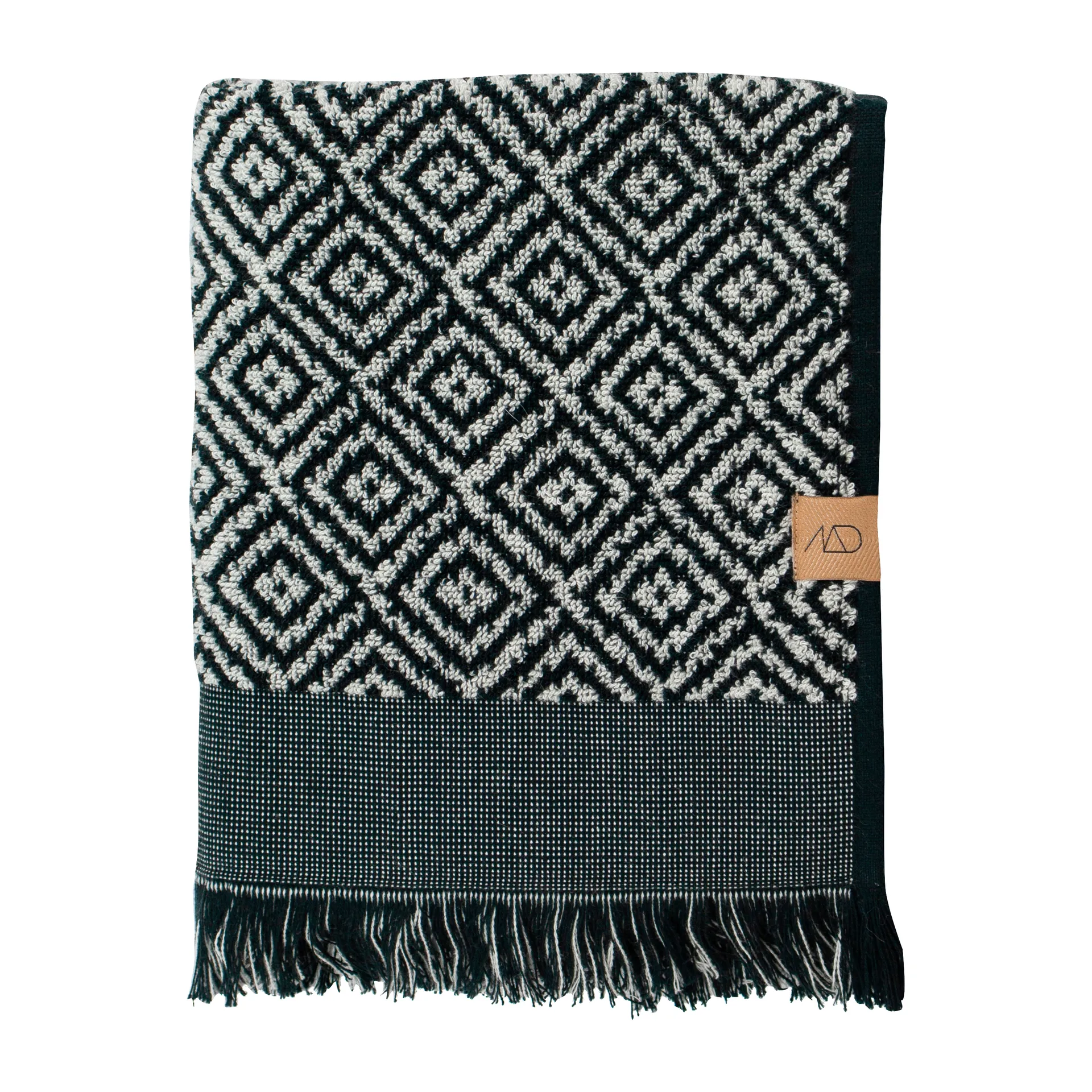Mette Ditmer Serviette Morocco cm Black-white