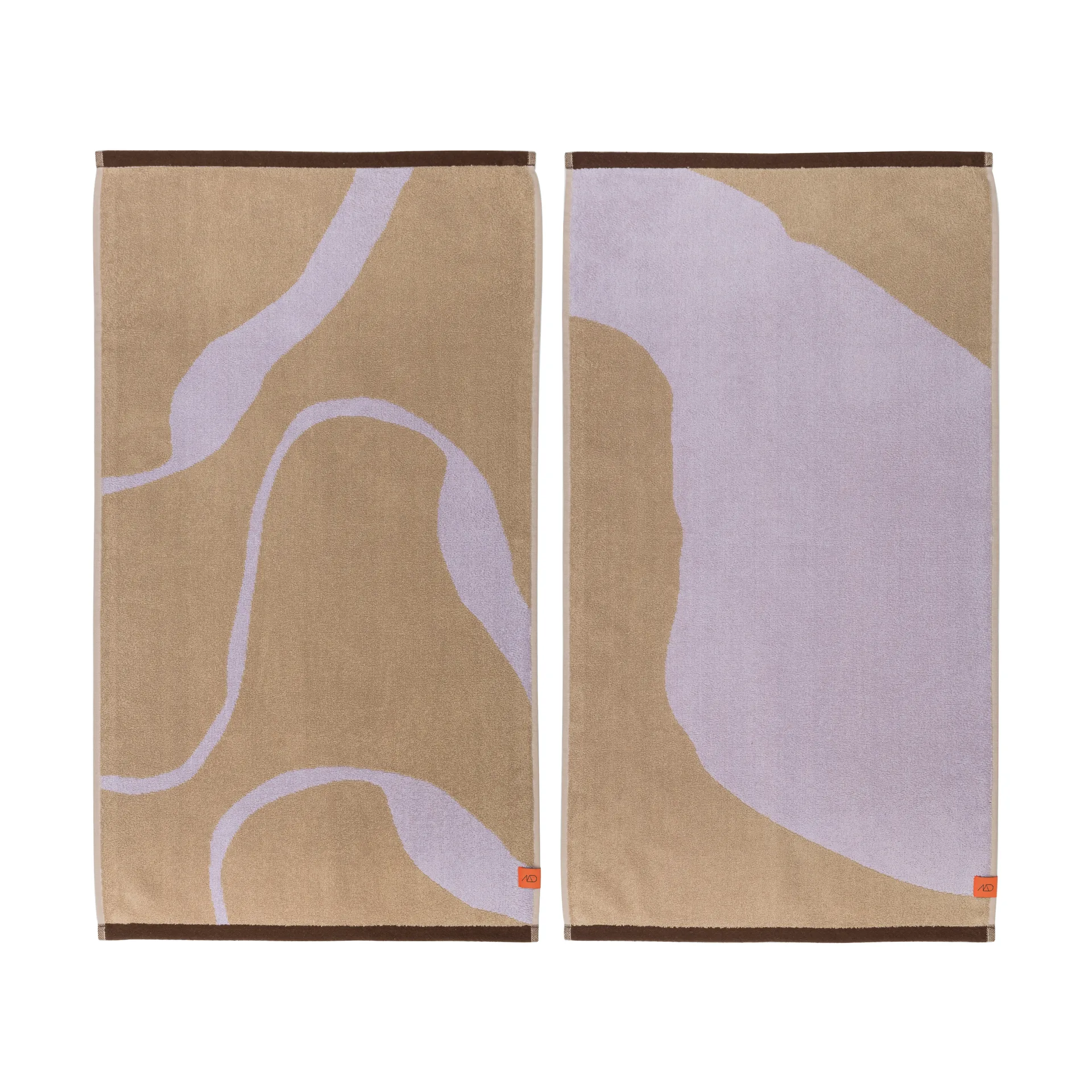 Mette Ditmer Serviette Nova Arte cm, lot de 2 Lilas sable