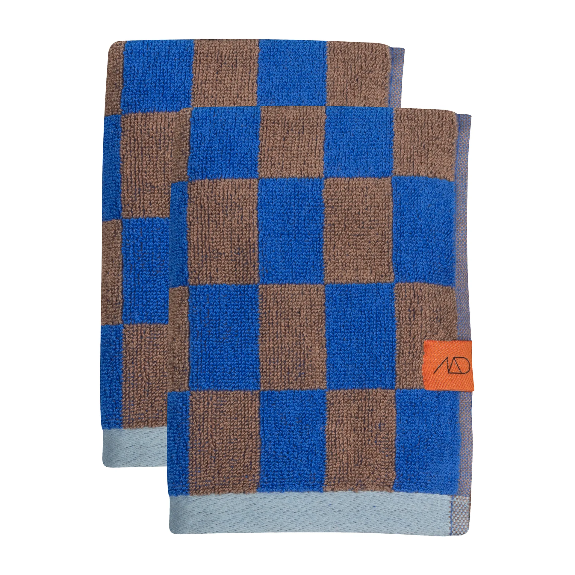 Mette Ditmer Serviette Retro Cobalt, cm, lot de 2