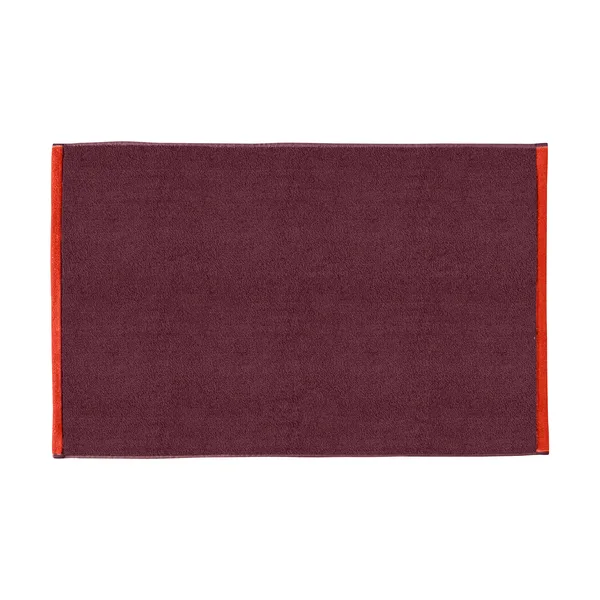 Soft badrumsmatta 50x80 cm, Red-Grey (röd