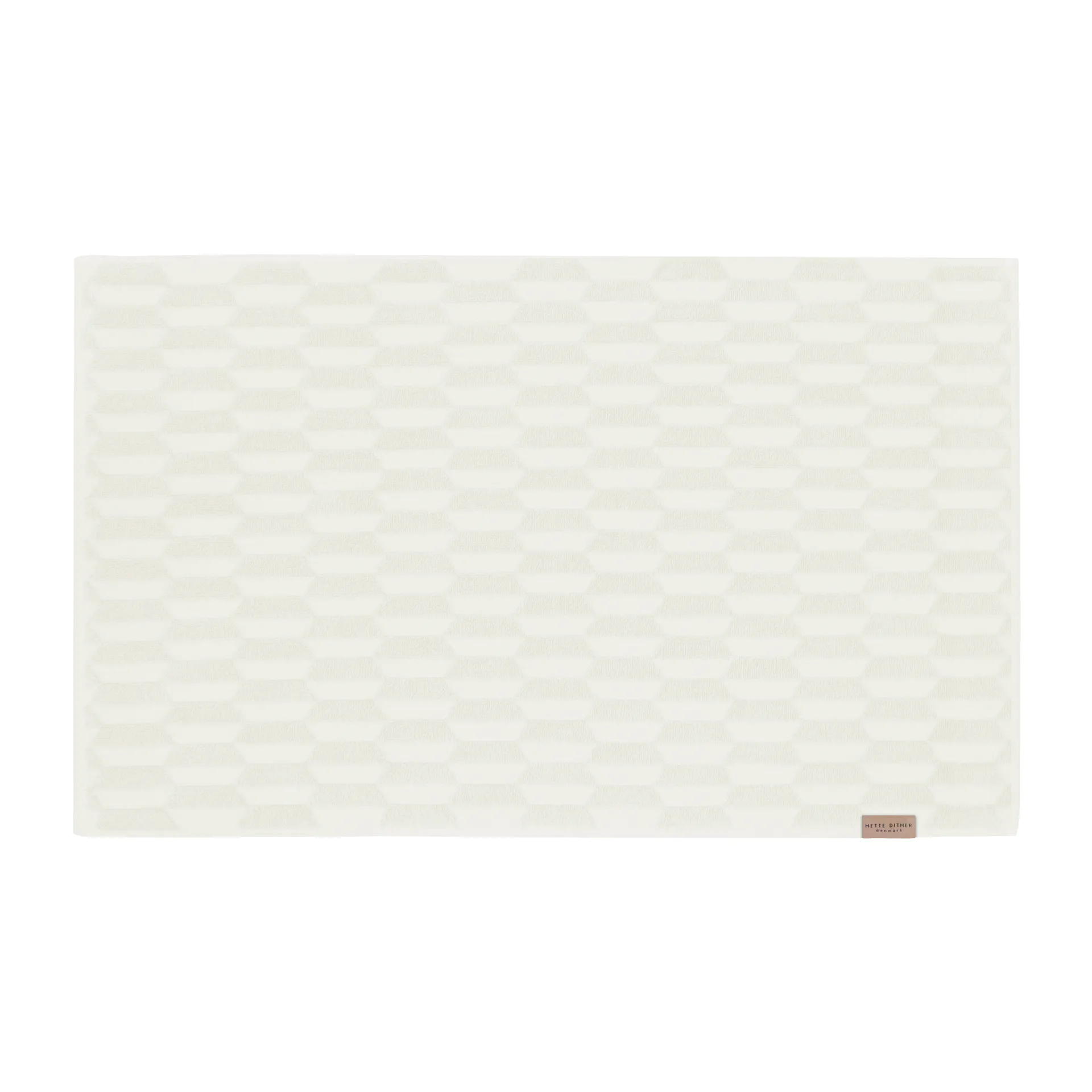 Mette Ditmer Tapis de bain Geo cm Off white