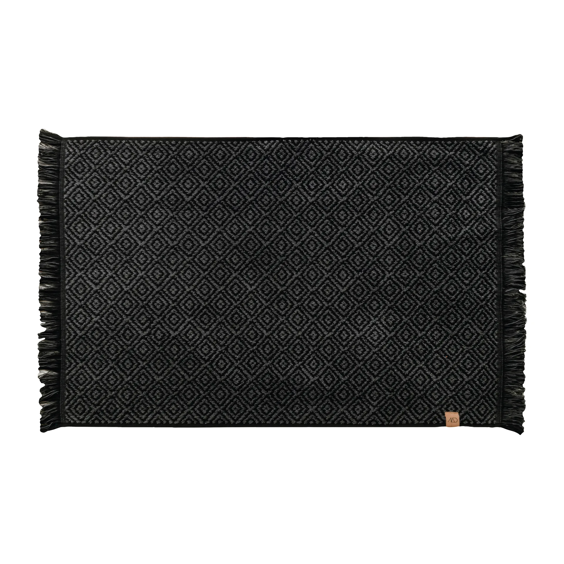 Mette Ditmer Tapis de salle de bain Morocco cm Black-grey