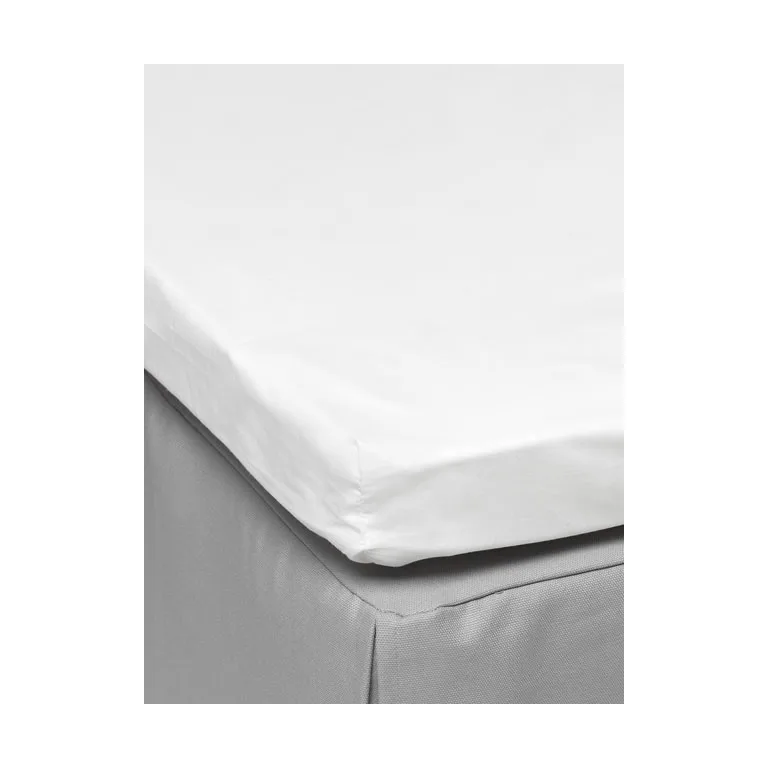 Mille Notti Drap housse Pousada Percale EKO Blanc, cm