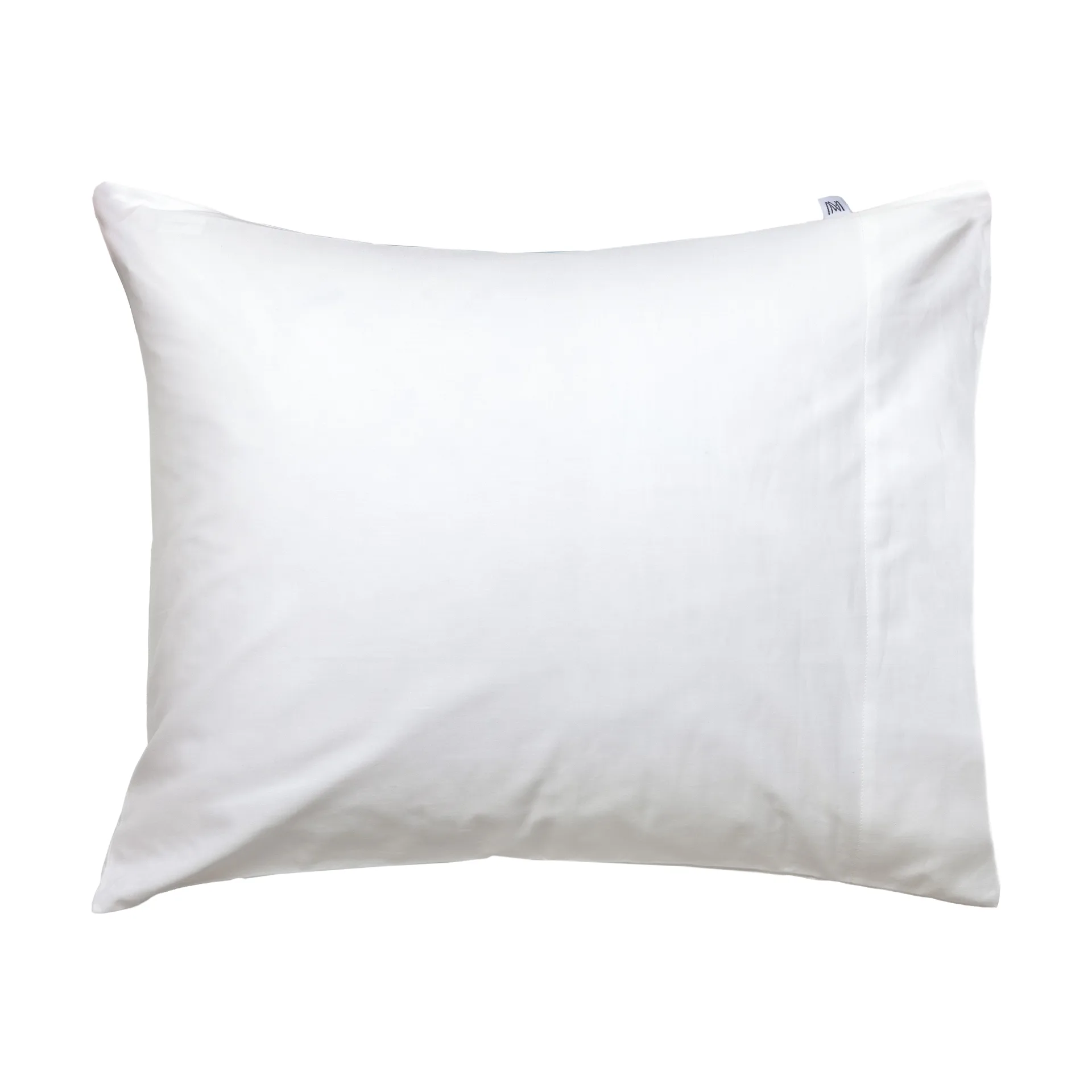 Mille Notti Taie d’oreiller Satina plain EKO Blanc, cm