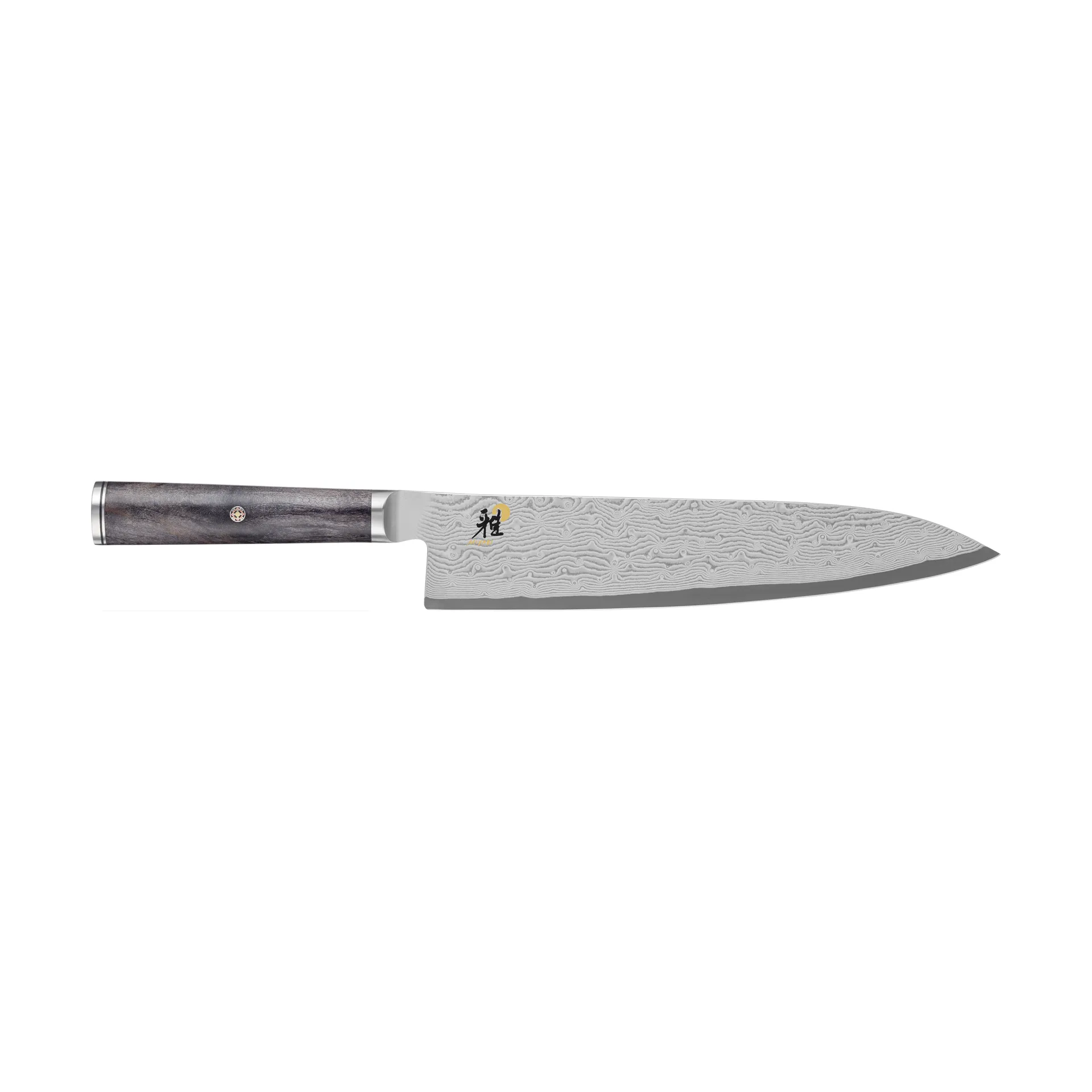 Miyabi Black 5000MCD 67 kockkniv gyutoh 24 cm Damaskus-sort ahorn