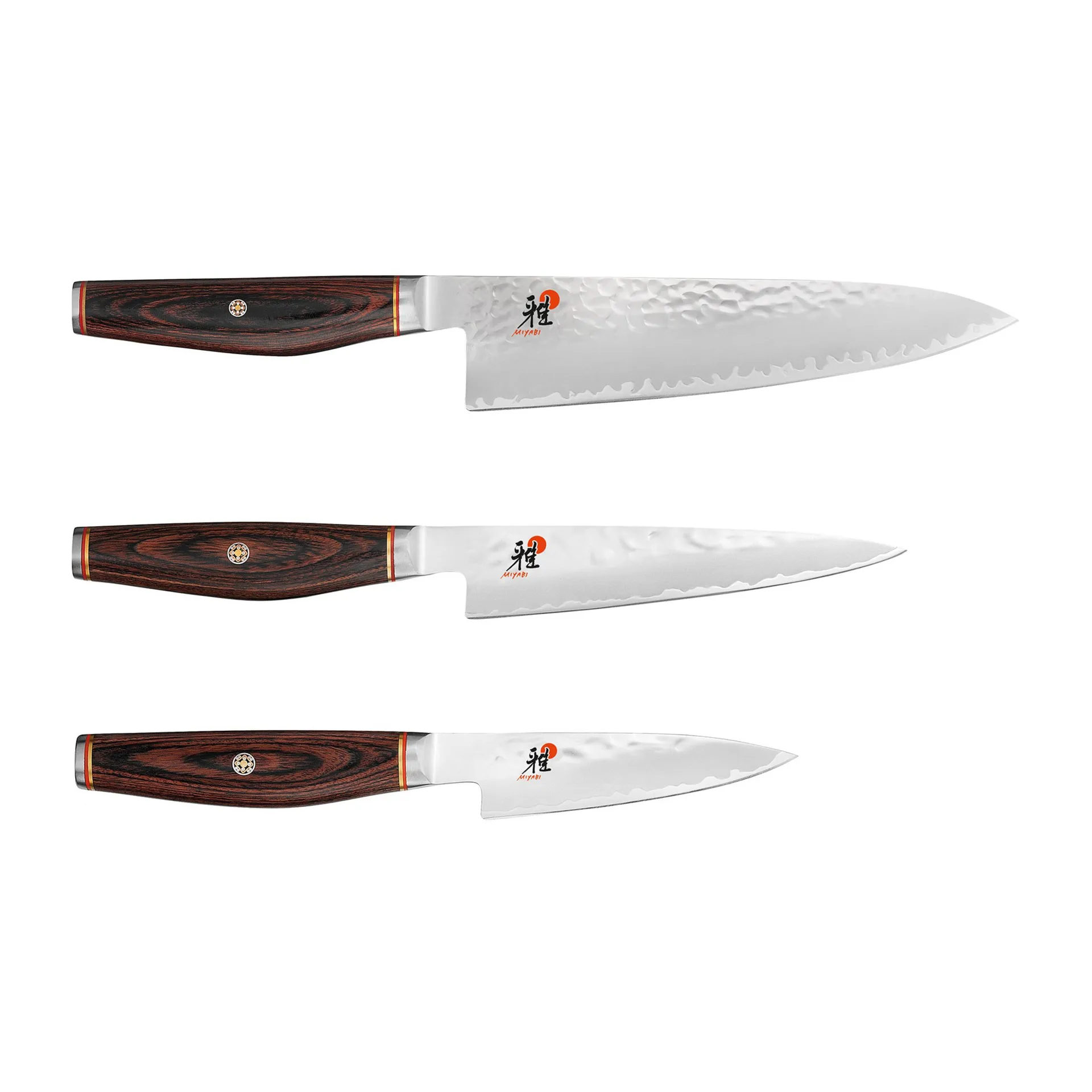 Miyabi Miyabi Artisan 6000MCT knivset 3 delar Tr&auml;