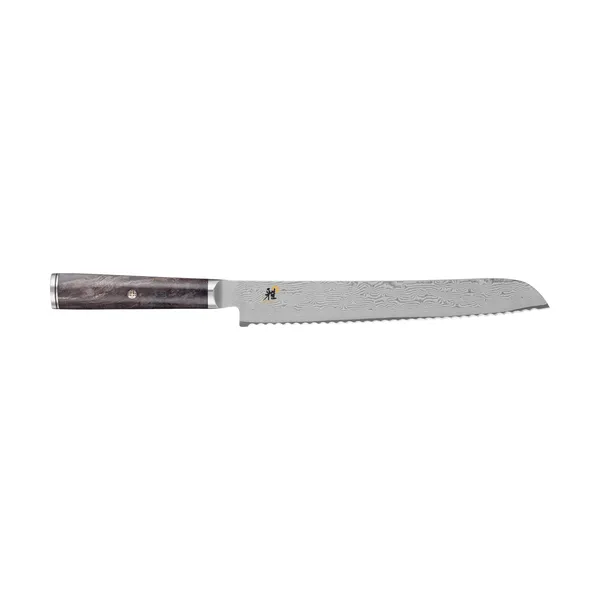 Miyabi Black 5000MCD 67 brödkniv 23 cm, Damaskus-svart lönn
