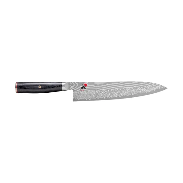 Raw 5000FCD kockkniv gyutoh 24 cm, Damaskus