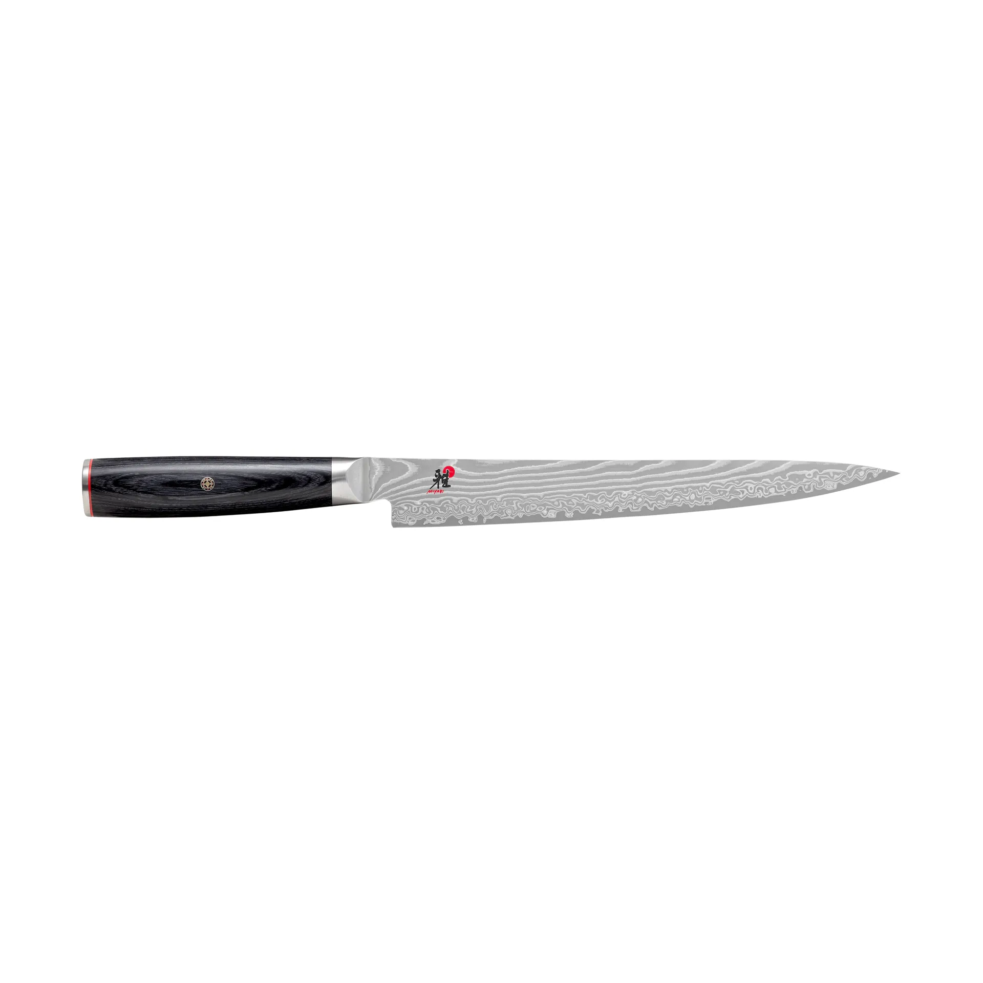 Miyabi Raw 5000FCD sujihiki filekniv 24 cm Damaskus-svart