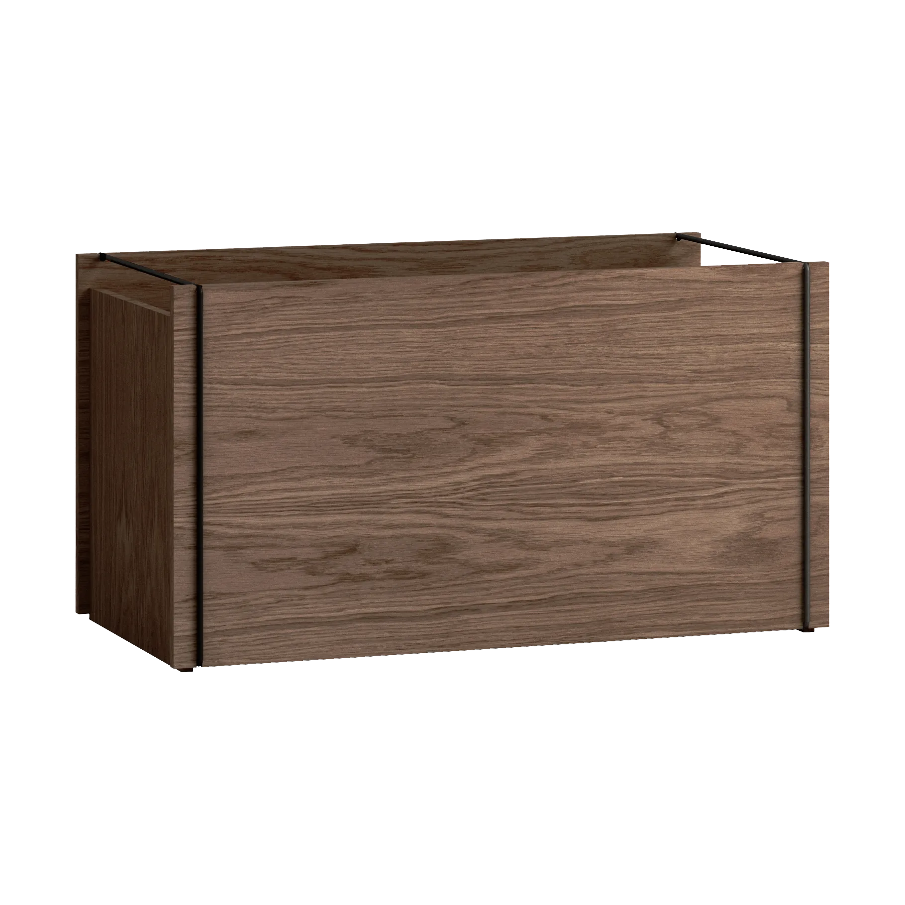 MOEBE Boîte de rangement Moebe Smoked oak-black