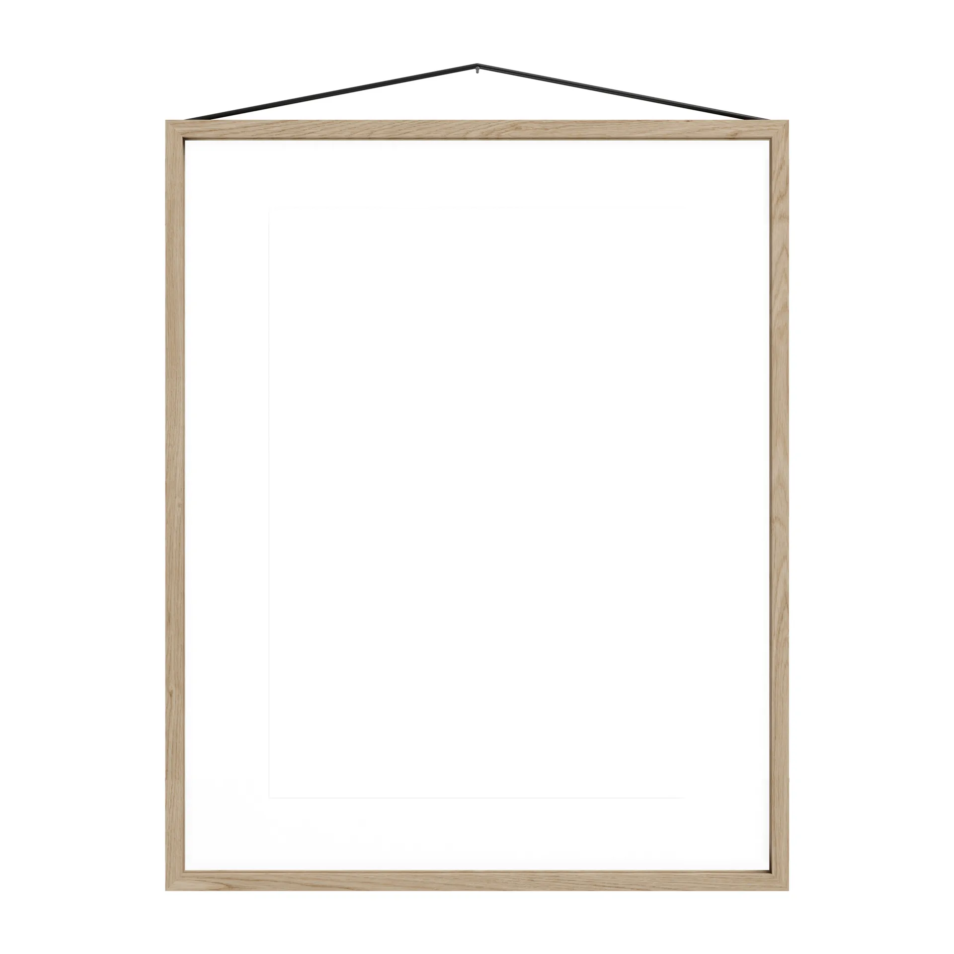MOEBE Cadre en chêne Moebe cm Transparent, Bois, Noir — vue 3