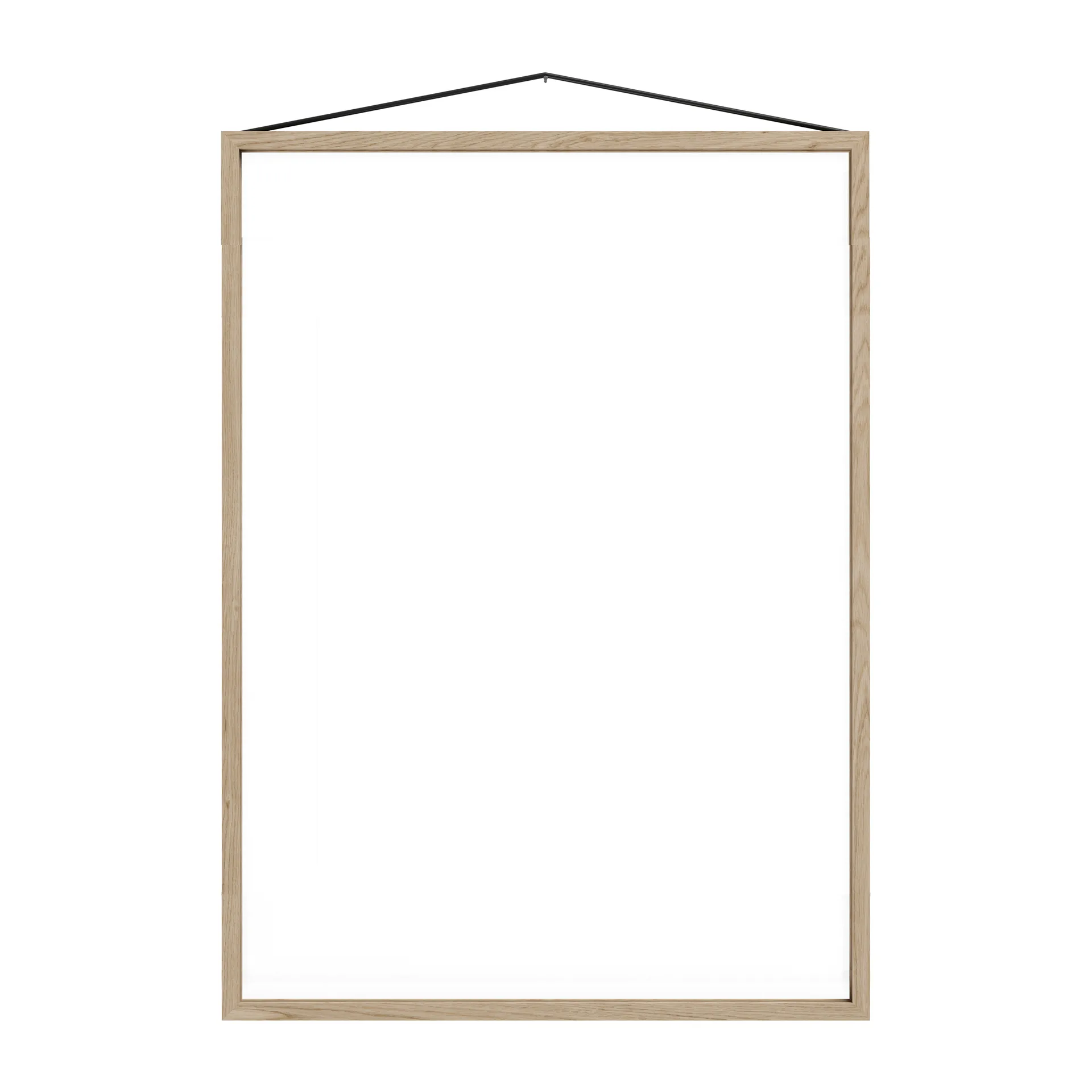 MOEBE Cadre en chêne Moebe cm Transparent, Bois, Noir