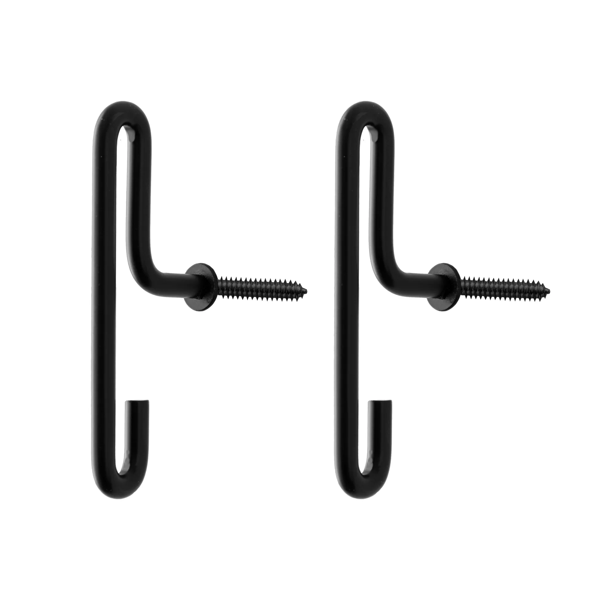 MOEBE Crochet mural Moebe petit lot de 2 Noir