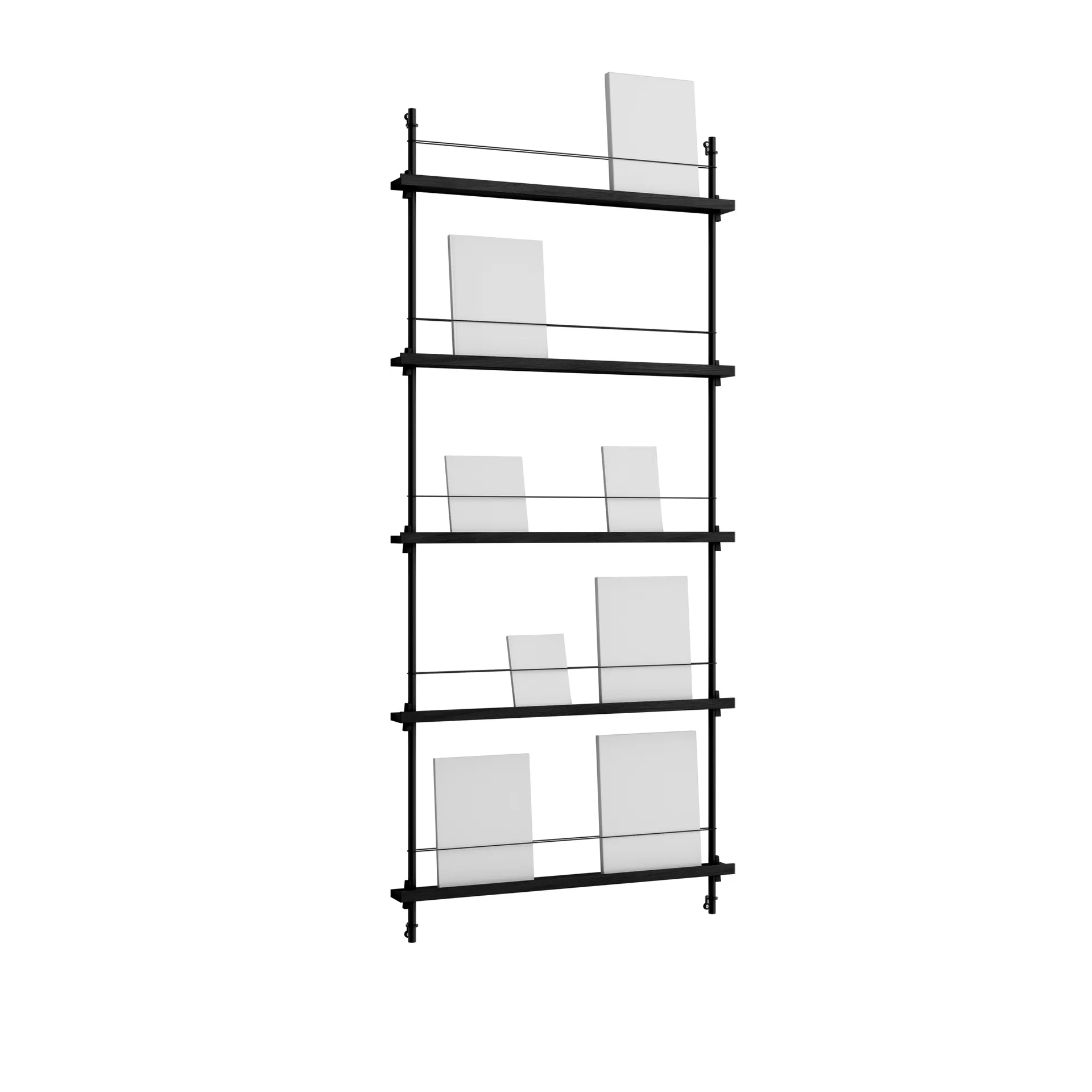 MOEBE Porte-revues Magazine Shelving Noir, cm, MS.180.1