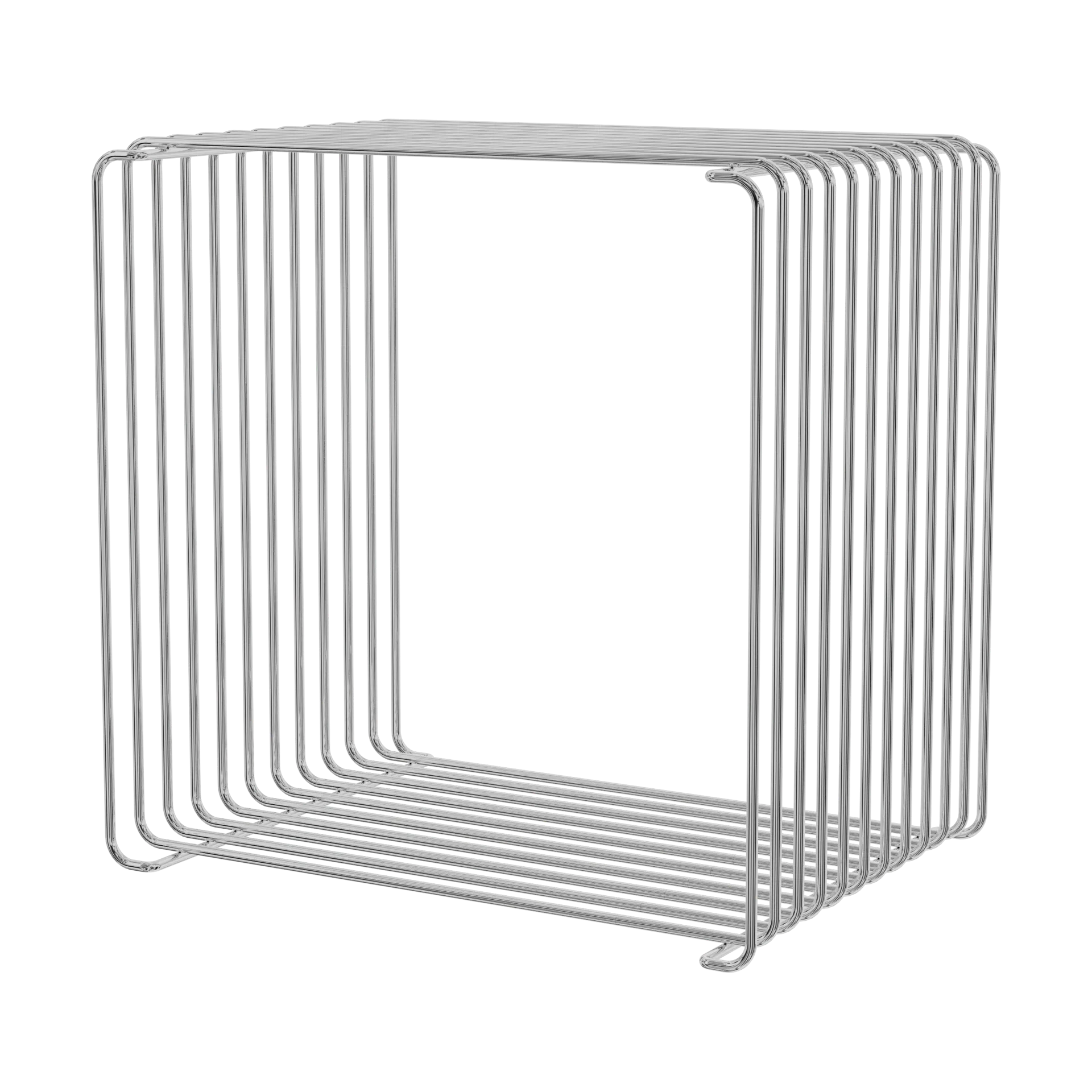 Montana Étagère cube Panton Wire Single 34,8x34,8x25,7 cm Chrome