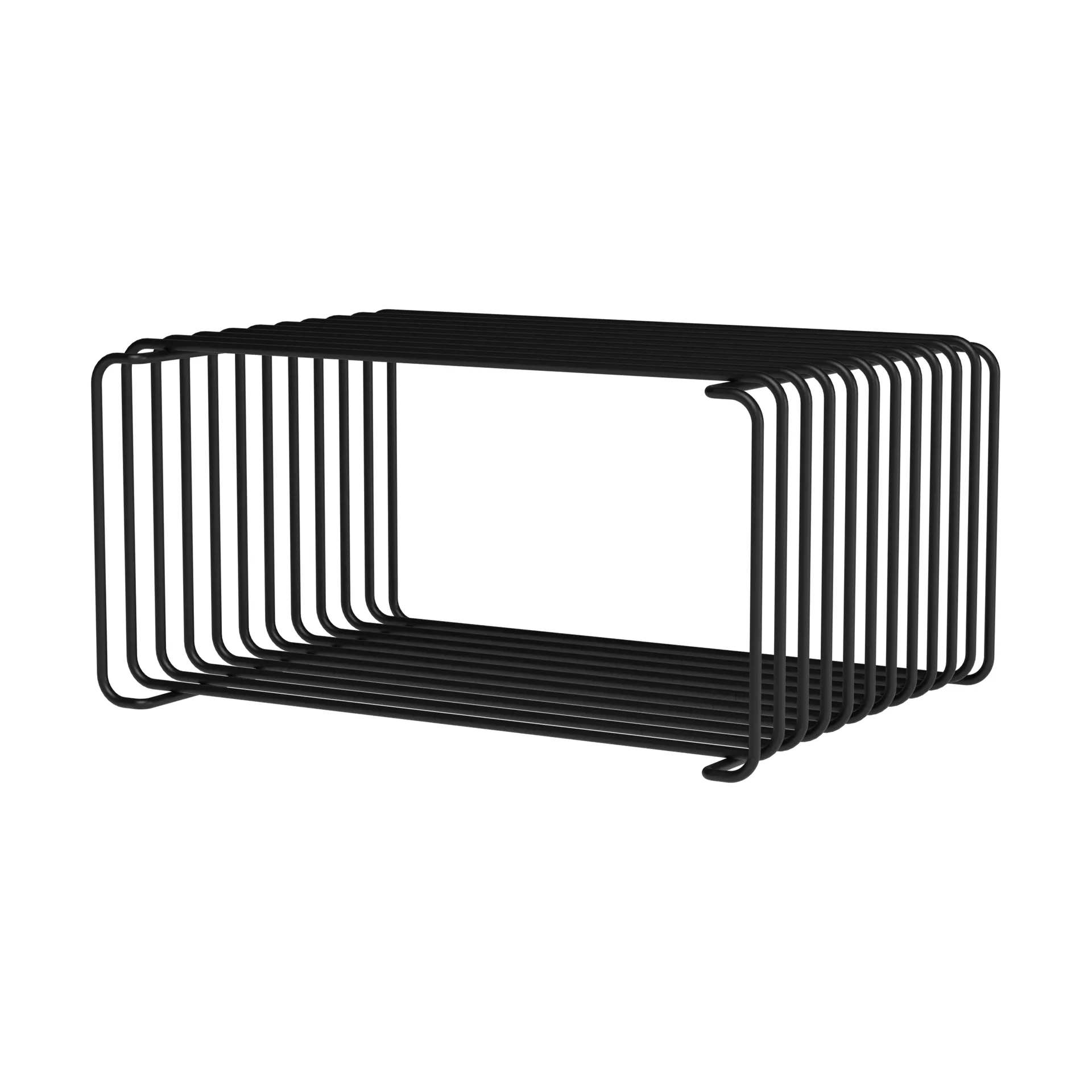 Montana Étagère demi-hauteur Panton Wire 34,8x17,2x25,7 cm Black