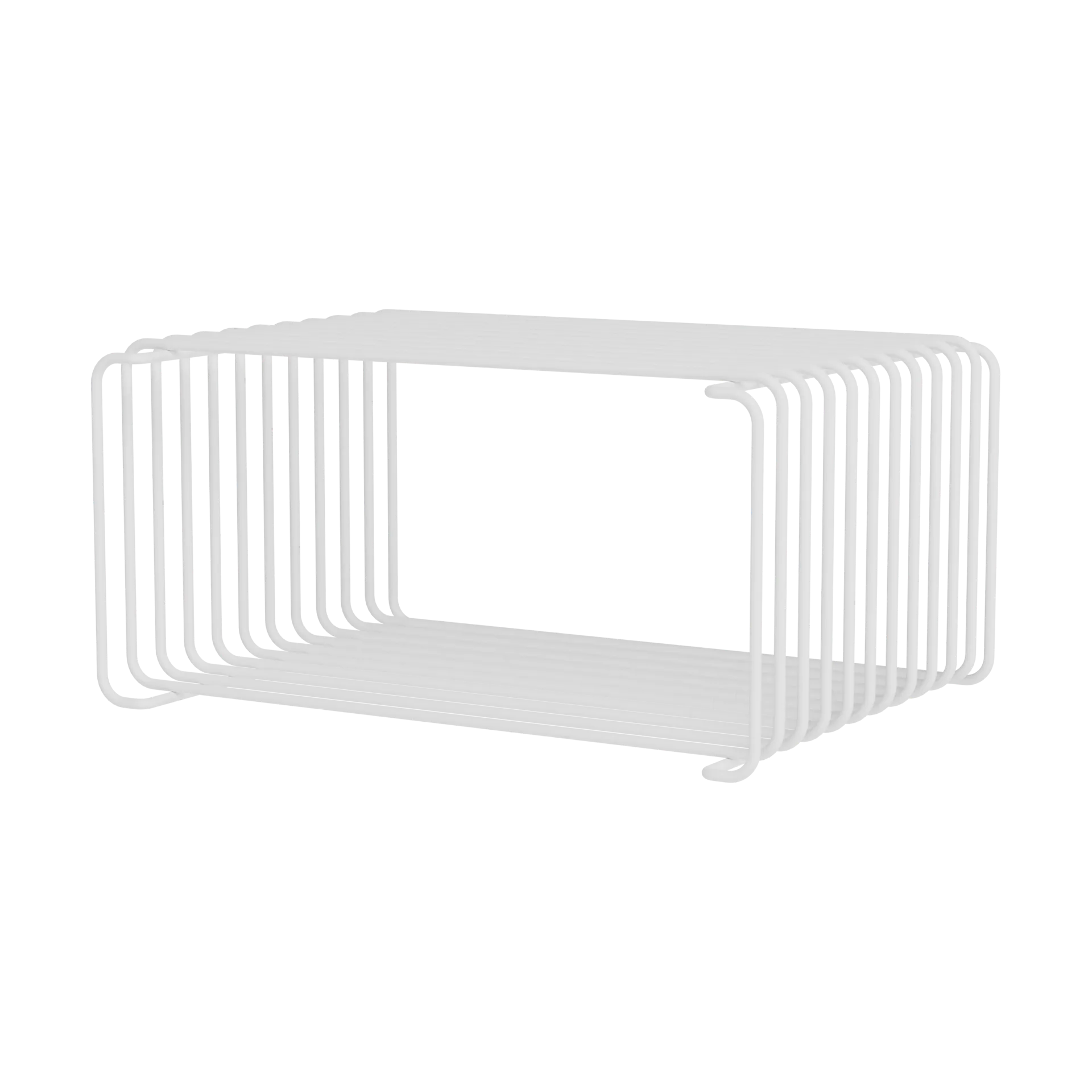 Montana Étagère demi-hauteur Panton Wire 34,8x17,2x25,7 cm Snow