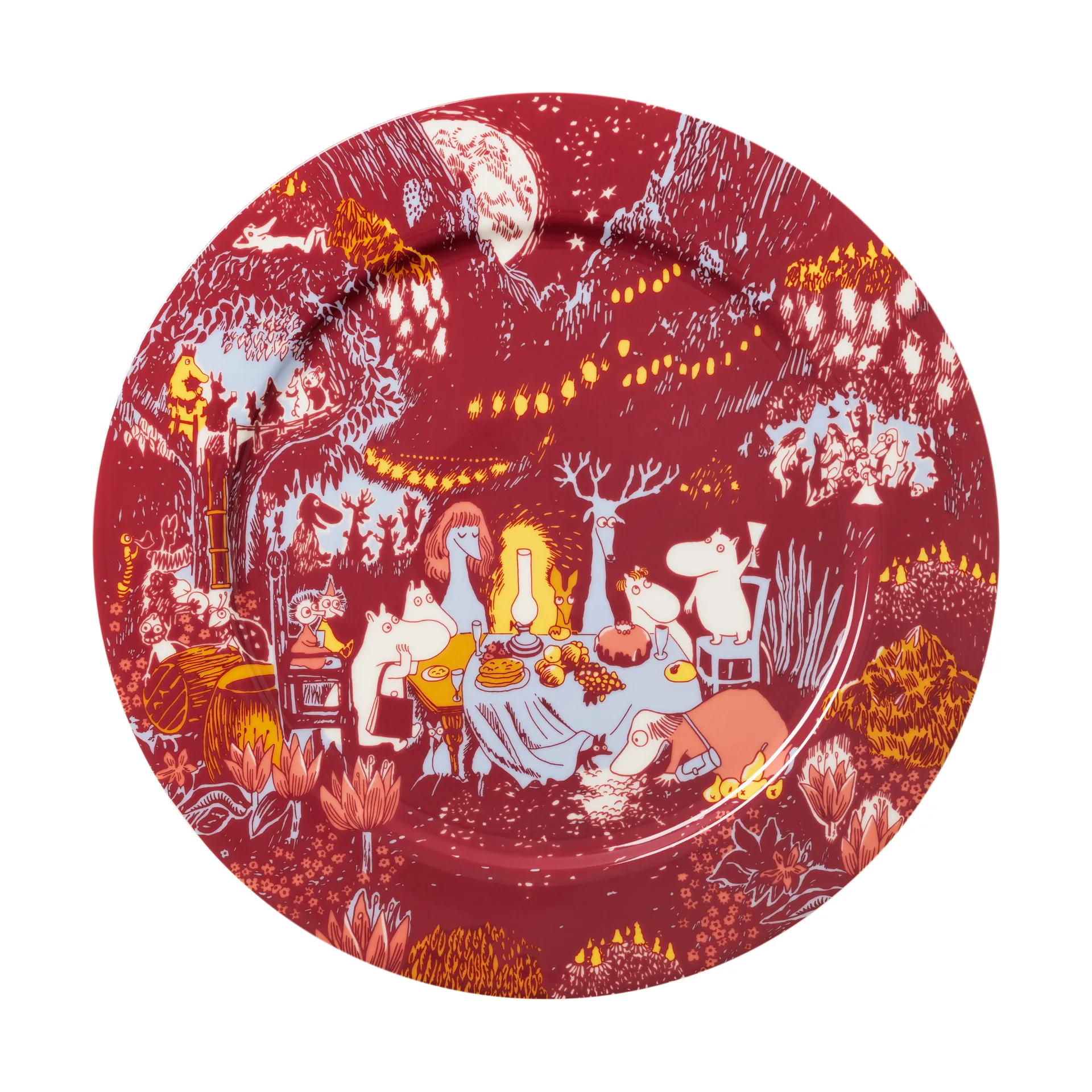 Moomin Arabia Festlige stunder mumi serveringsfad Ø30 cm
