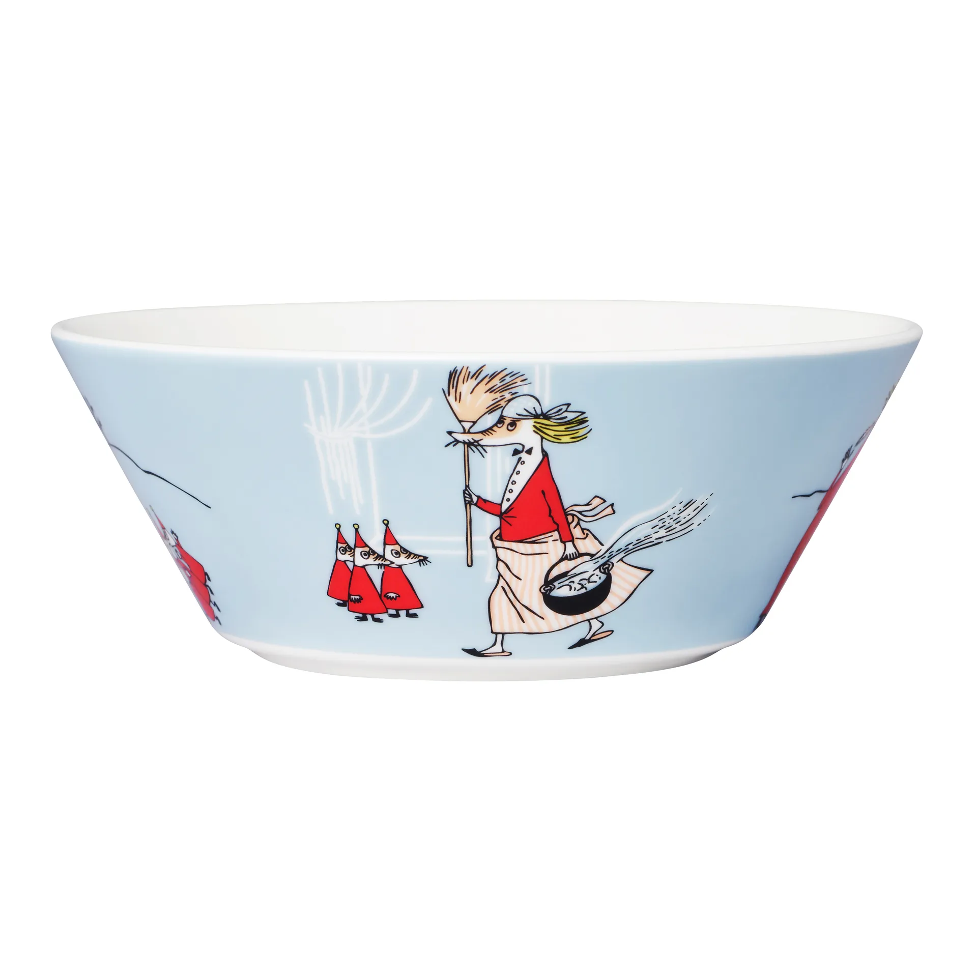 Moomin Arabia Filifjonkan Mumin skål grå billede