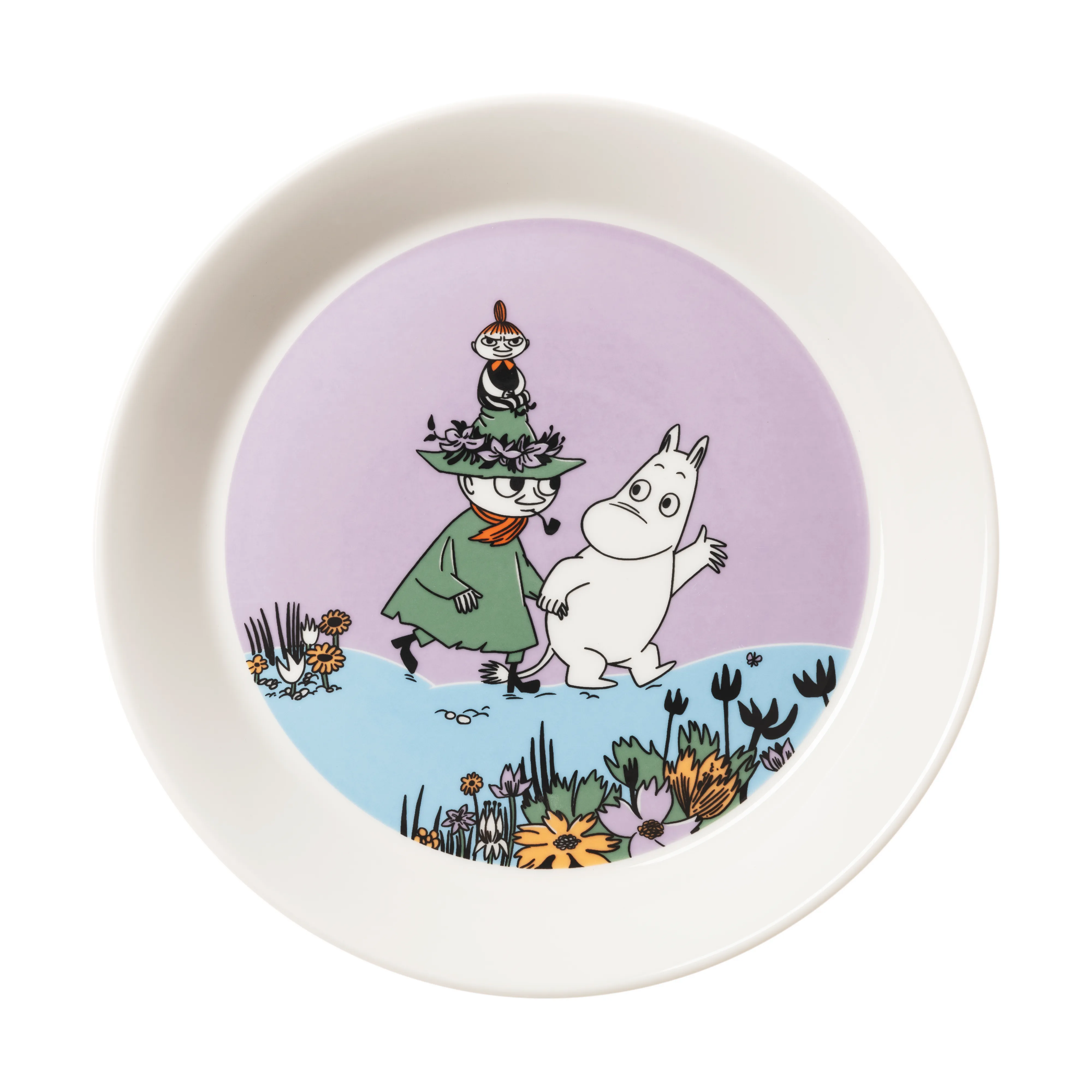 Friends for ever assiette Mumin de Moomin Arabia - NordicNest.fr
