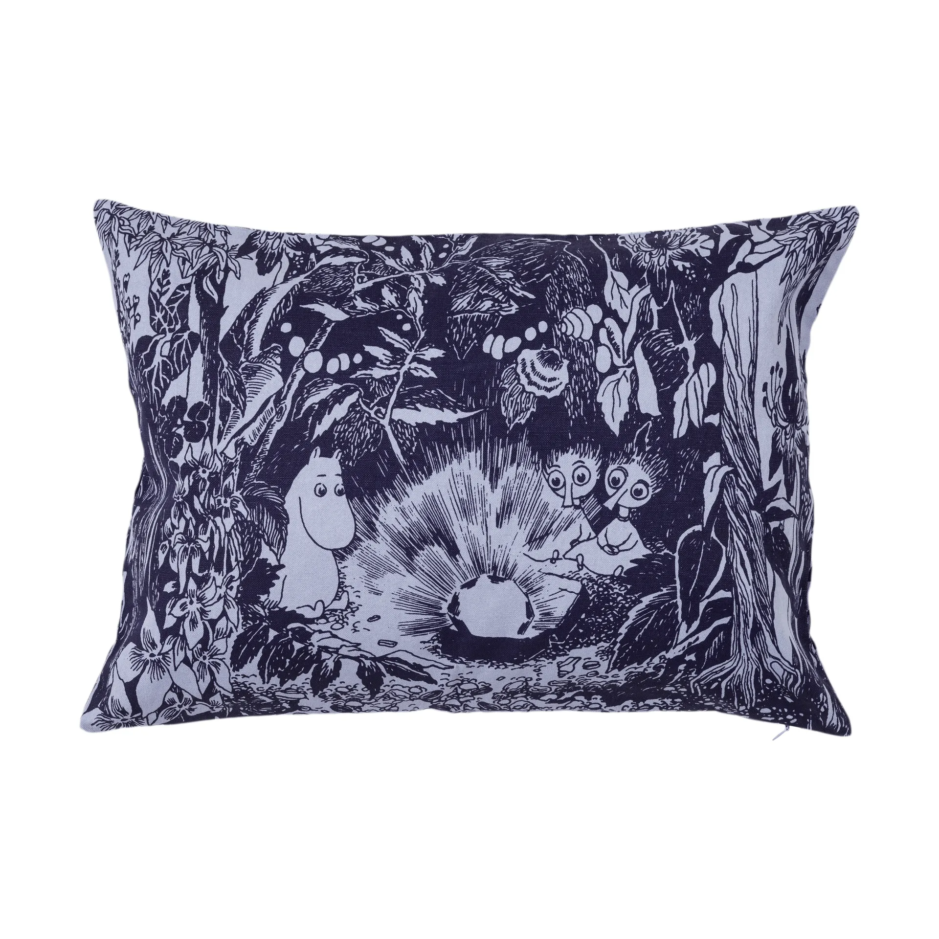 Moomin Arabia Housse de coussin Forêt mystérieuse Moomin Blå, cm