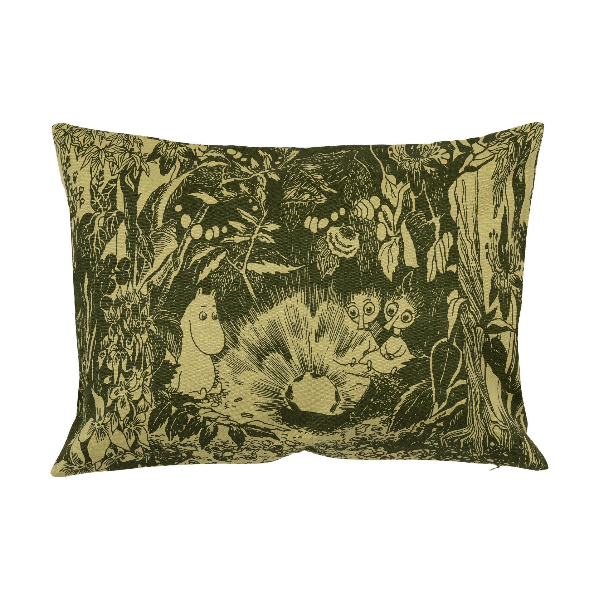 Moomin Arabia Housse de coussin Forêt mystérieuse Moomin Grön, cm