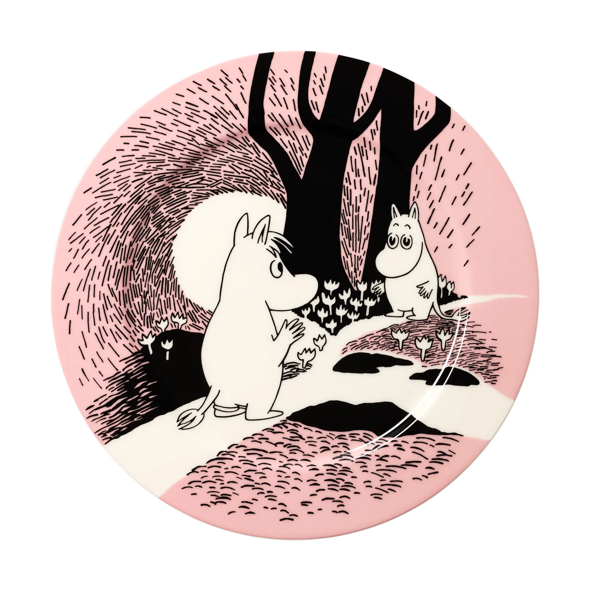 Moomin Arabia K&auml;rlek 30 &aring;rsdag Mumin servingstallrik Limited Edition &Oslash;30 cm