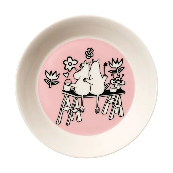 Kärlek 30 årsdag Mumin tefat Limited Edition, Ø15 cm