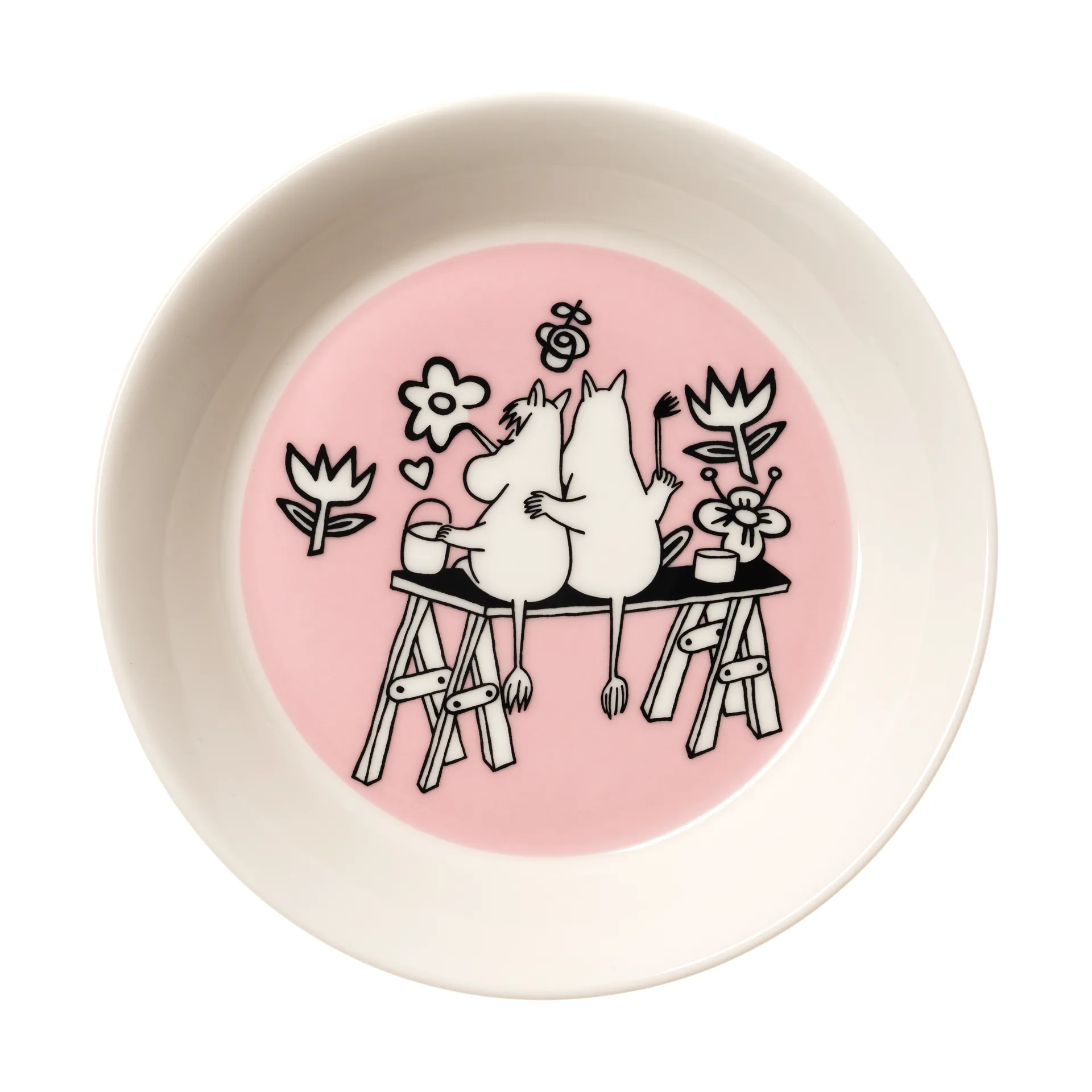 Moomin Arabia Kærlighed 30 år Mumintallerken Ø15 cm
