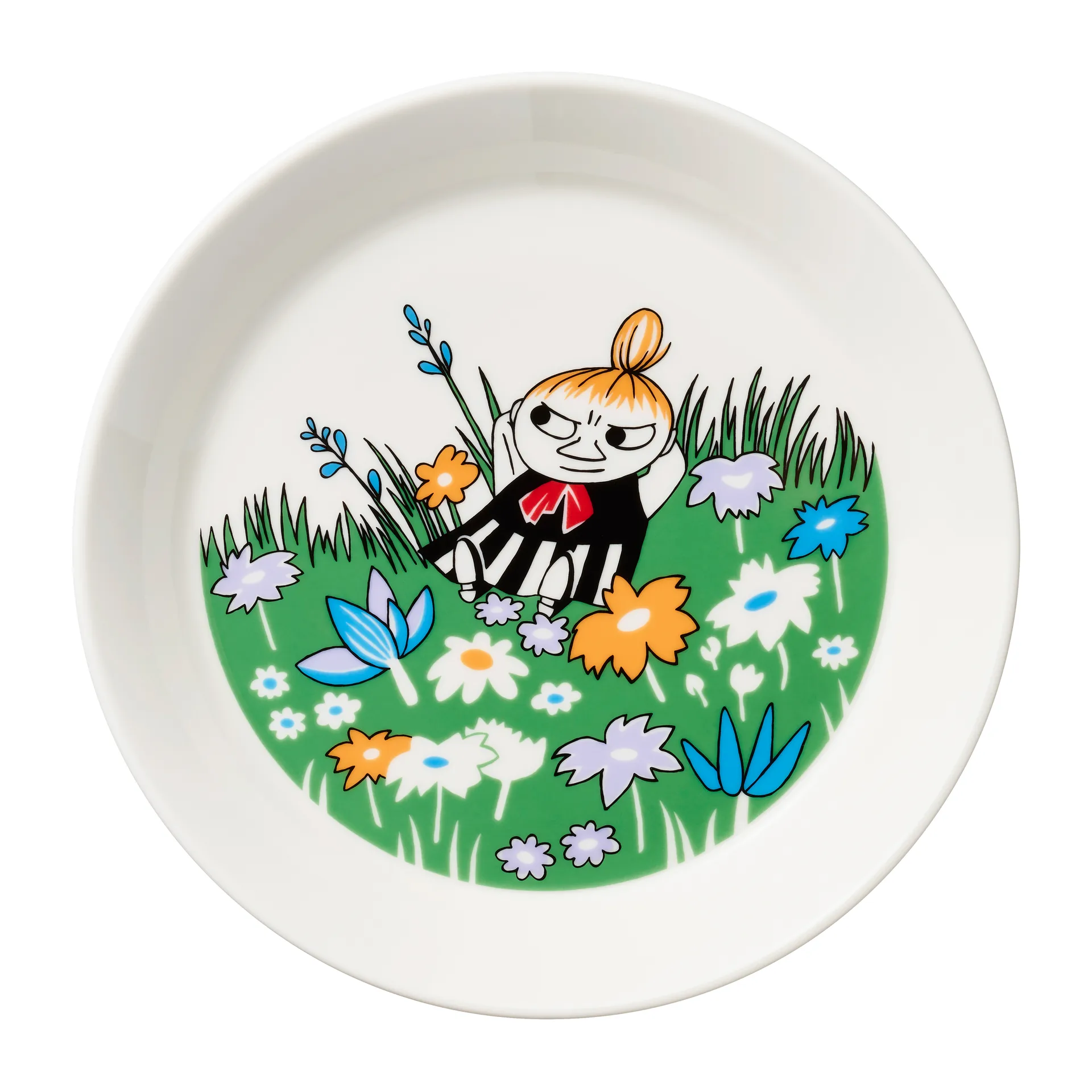 Moomin Arabia "Lilla My på ängen" Mumitallerken Hvid/Multi