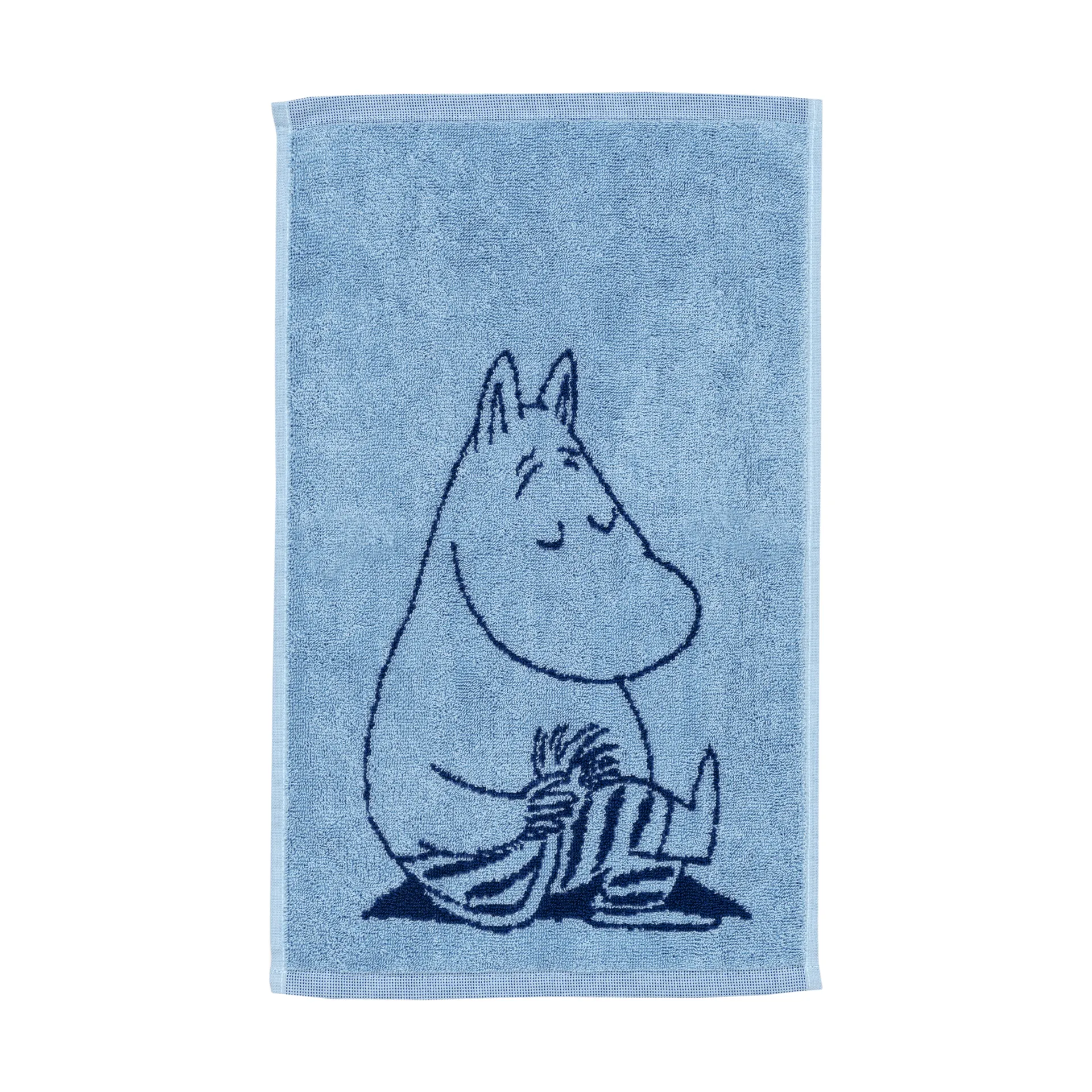 Moomin Arabia Mumi håndklæde 30x50 cm Mumitrolden marineblå