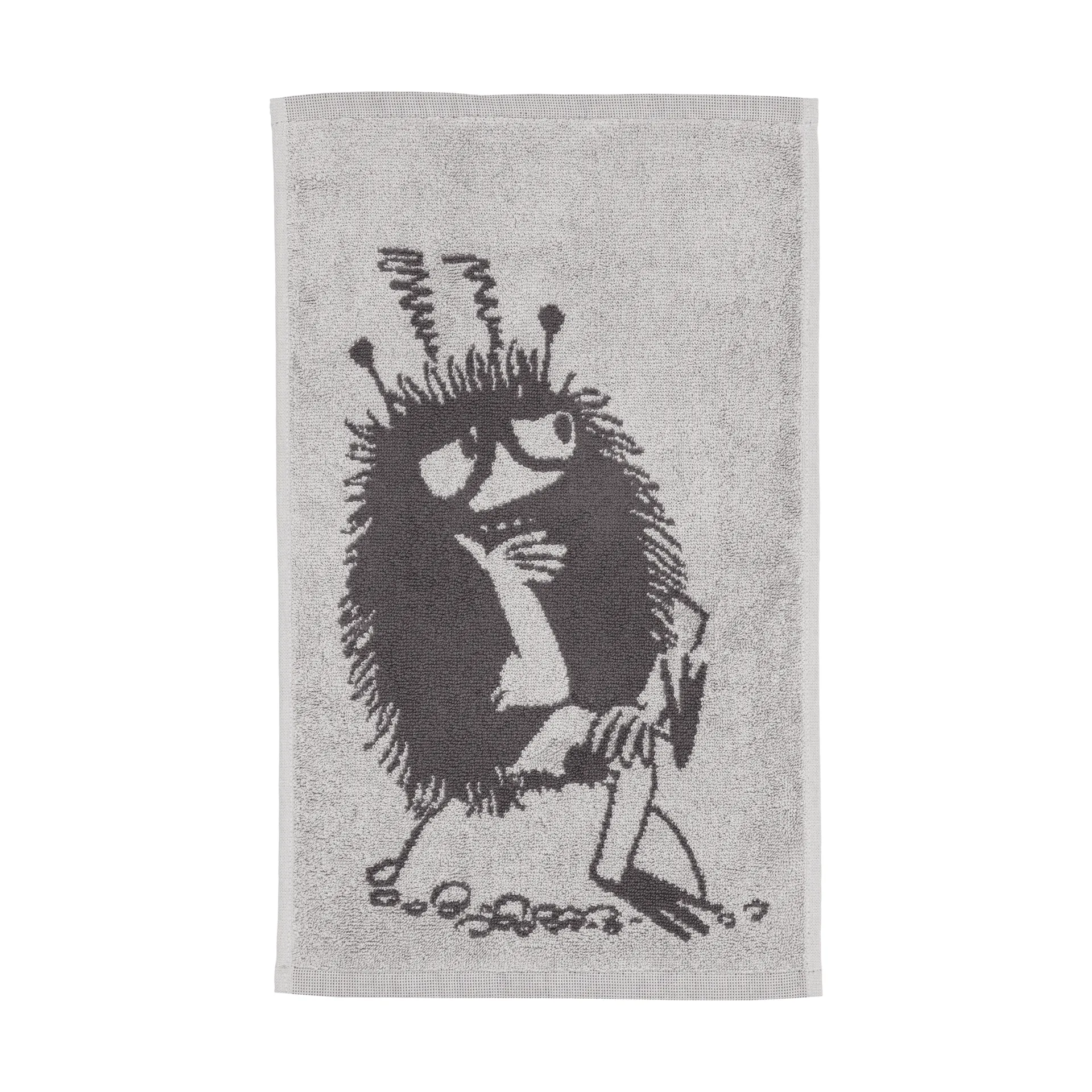 Moomin Arabia Mumi håndklæde 30x50 cm Stinky, grå
