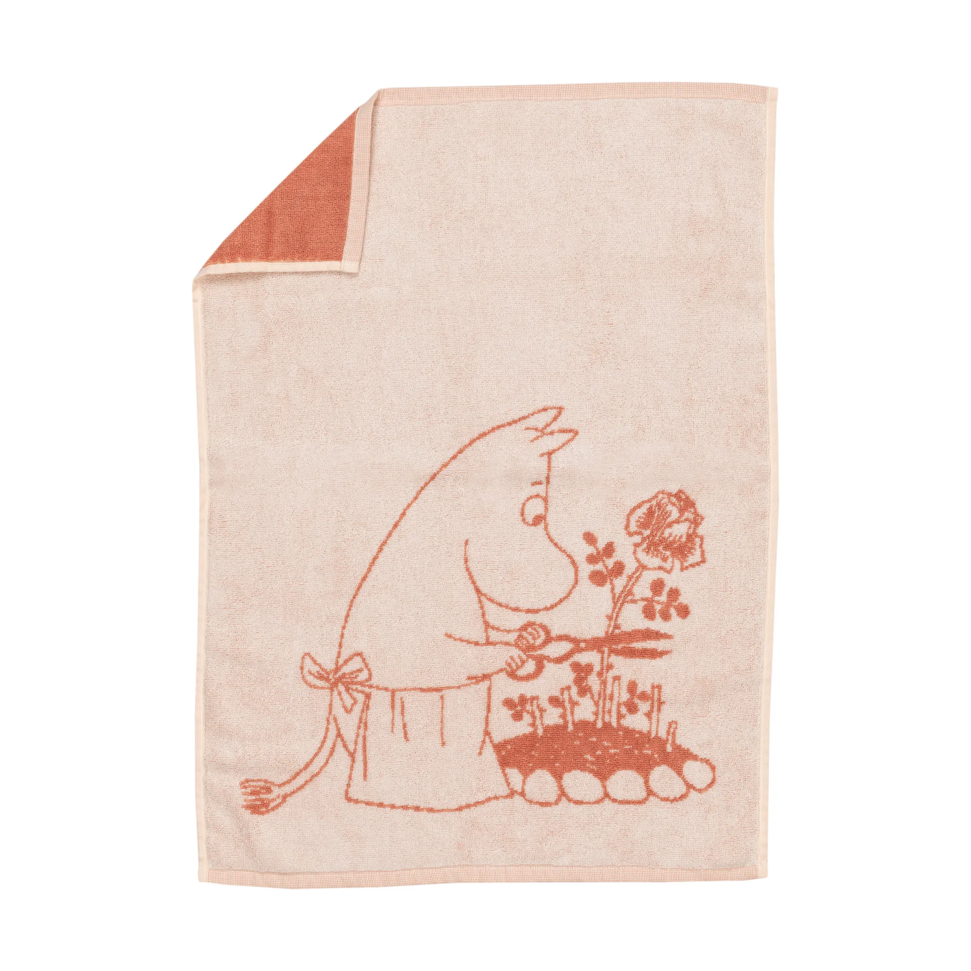 Moomin Arabia Mumi håndklæde 50x70 cm Mumimor beige