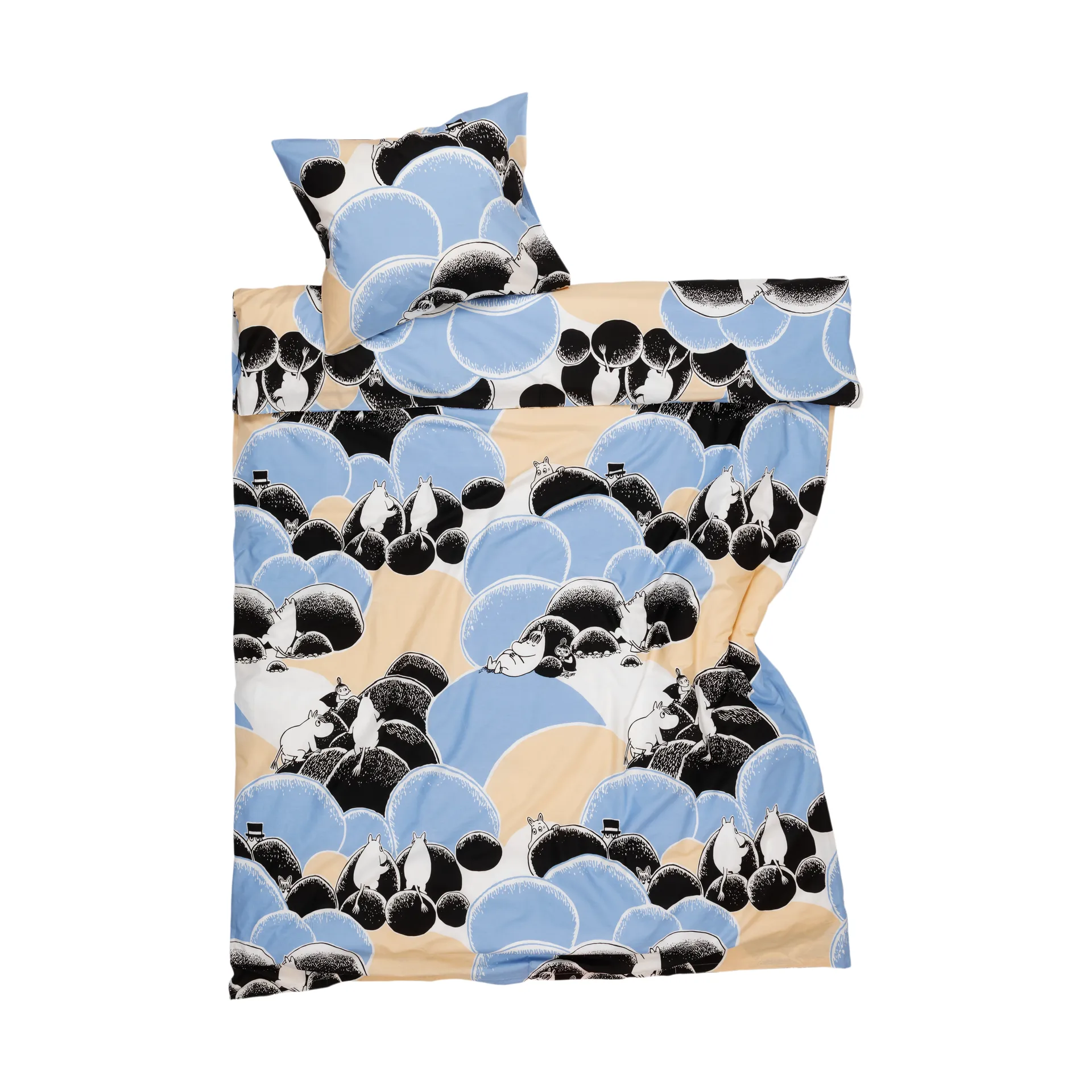 Moomin Arabia Mumi sengesæt 150x210 cm Småsten