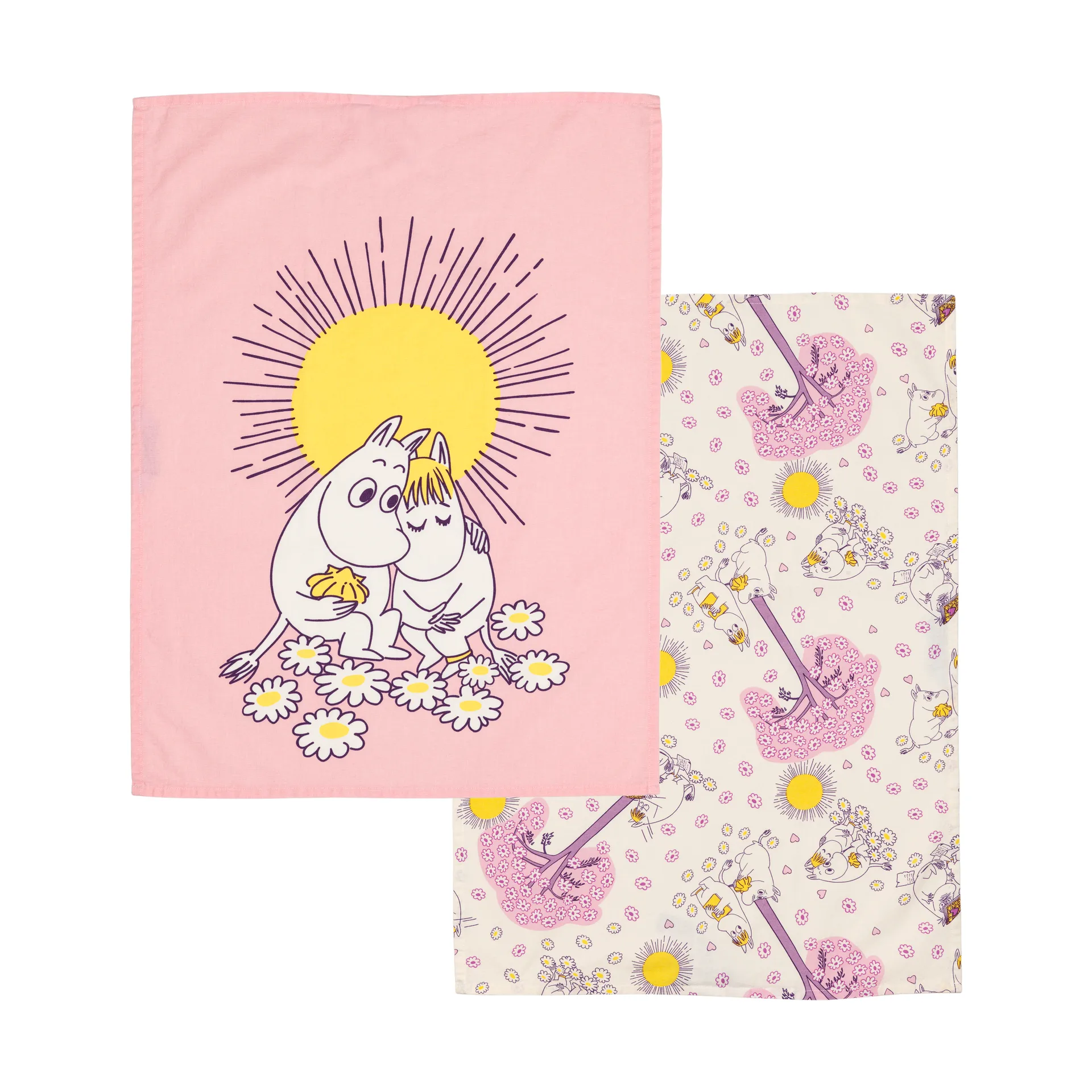 Moomin Arabia Mumi viskestykke 50x70 cm 2 dele Forelskede