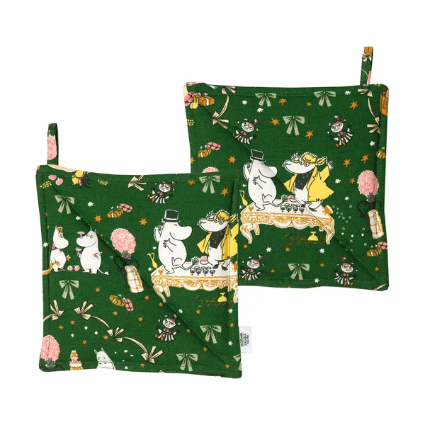 Mumin grytlapp, Kärleksgåva, 22x22 cm, 2-pack