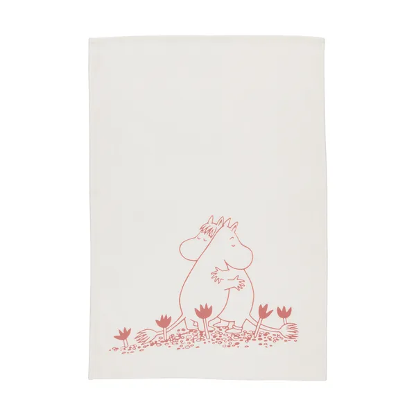 Mumin kökshandduk 50x70 cm, Kärlek