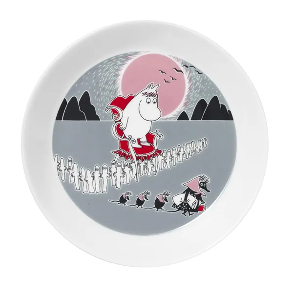 Mumin på äventyr Flytten tallrik