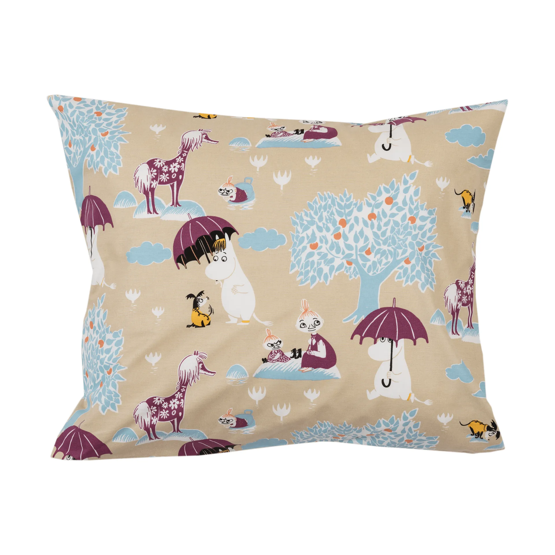 Moomin Arabia Mumin taie d’oreiller Under paraplyet GOTS, cm