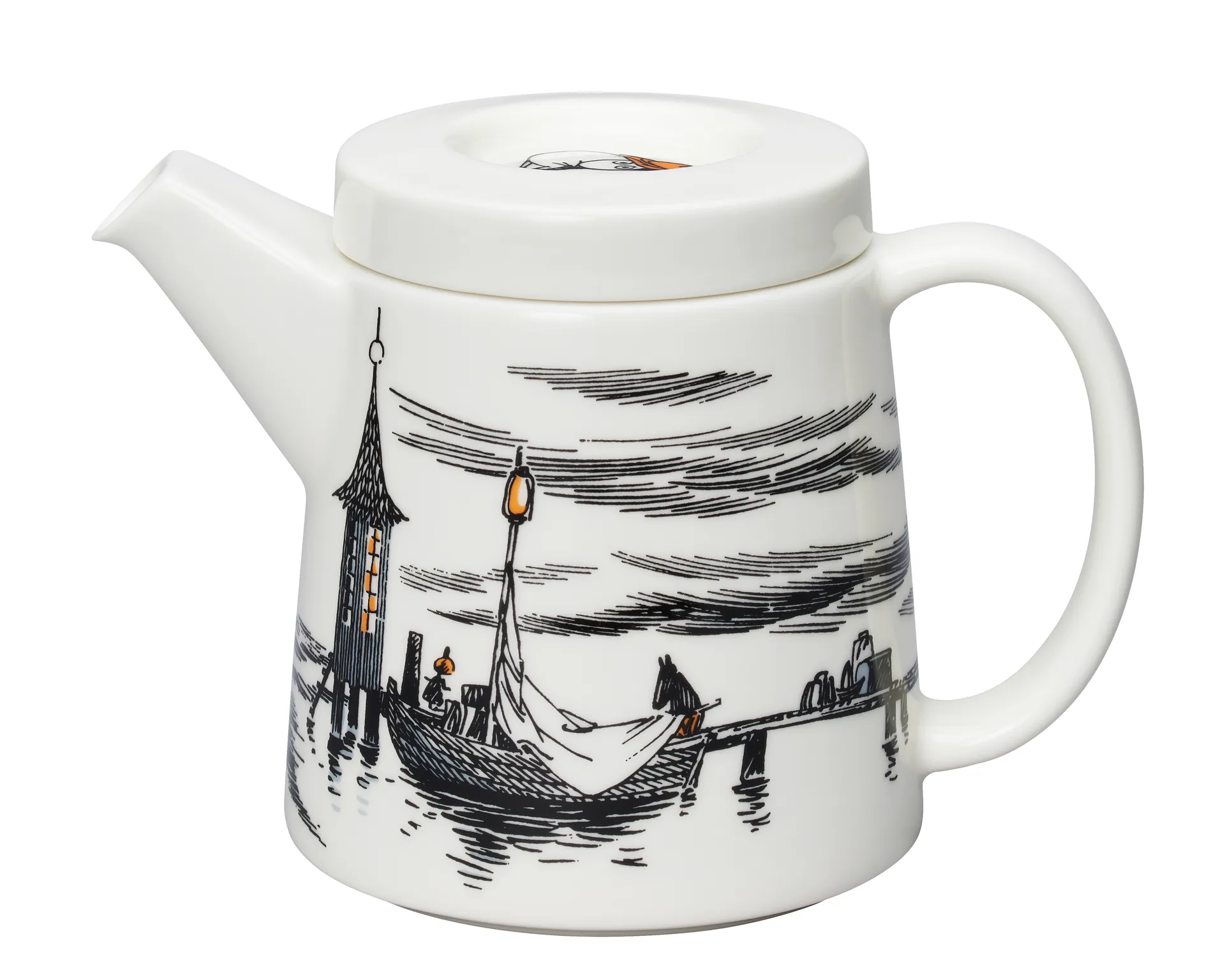 Moomin Arabia Mummi Trofast til deres opprinnelse tekanne 70 cl