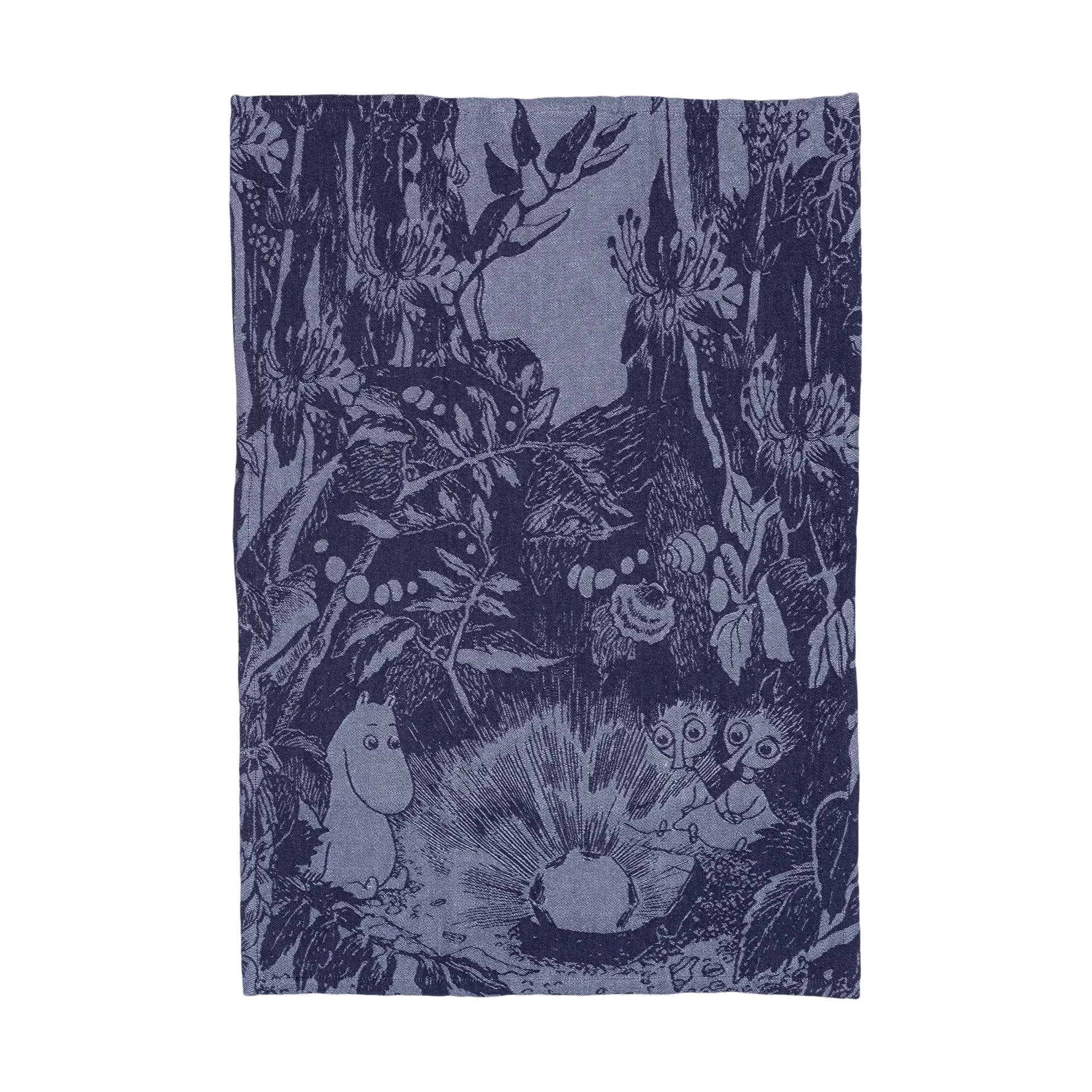 Moomin Arabia Mystikens skog Mumin viskestykke Blå, 45x66 cm