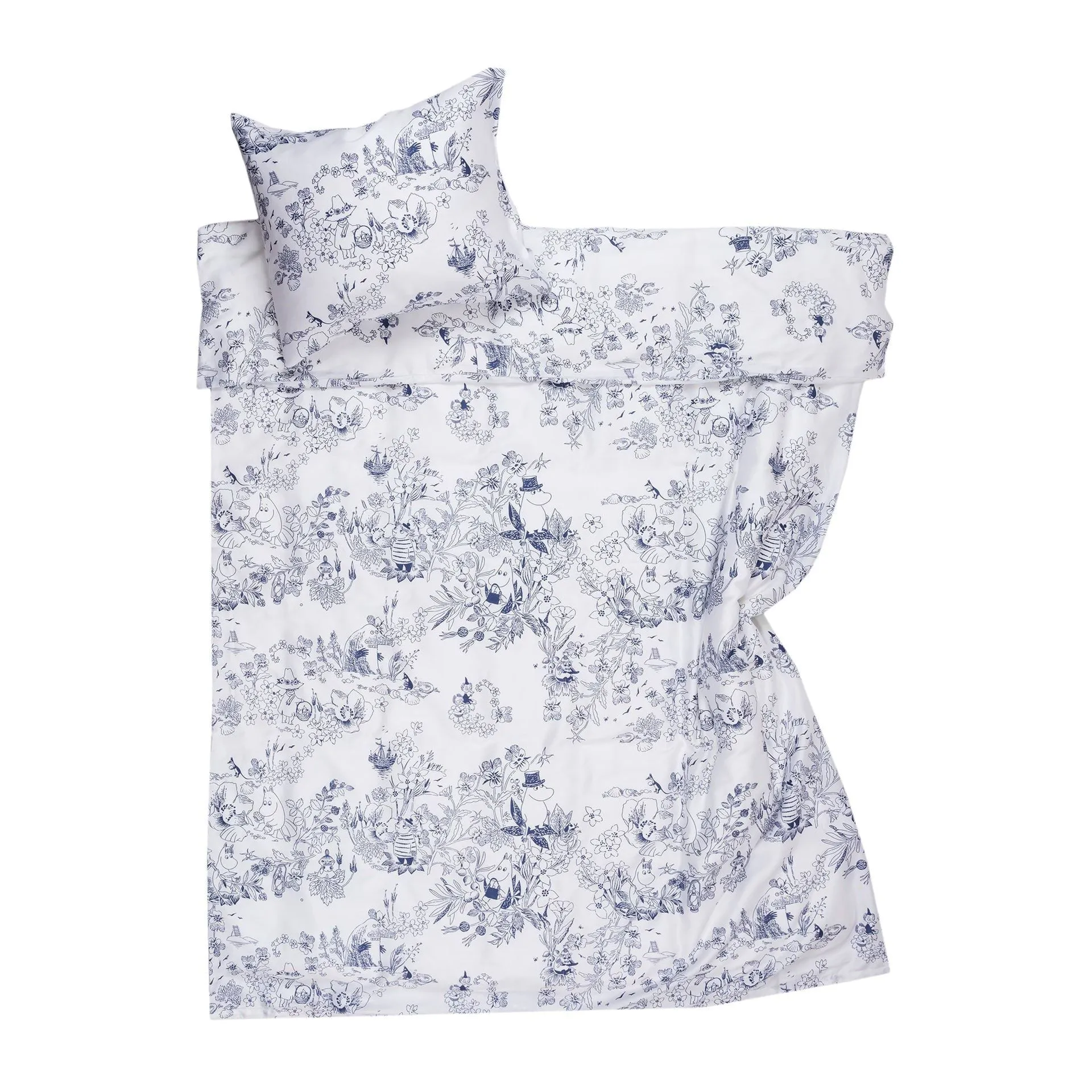 Moomin Arabia Parure de lit Moomin Haru Bleu, cm