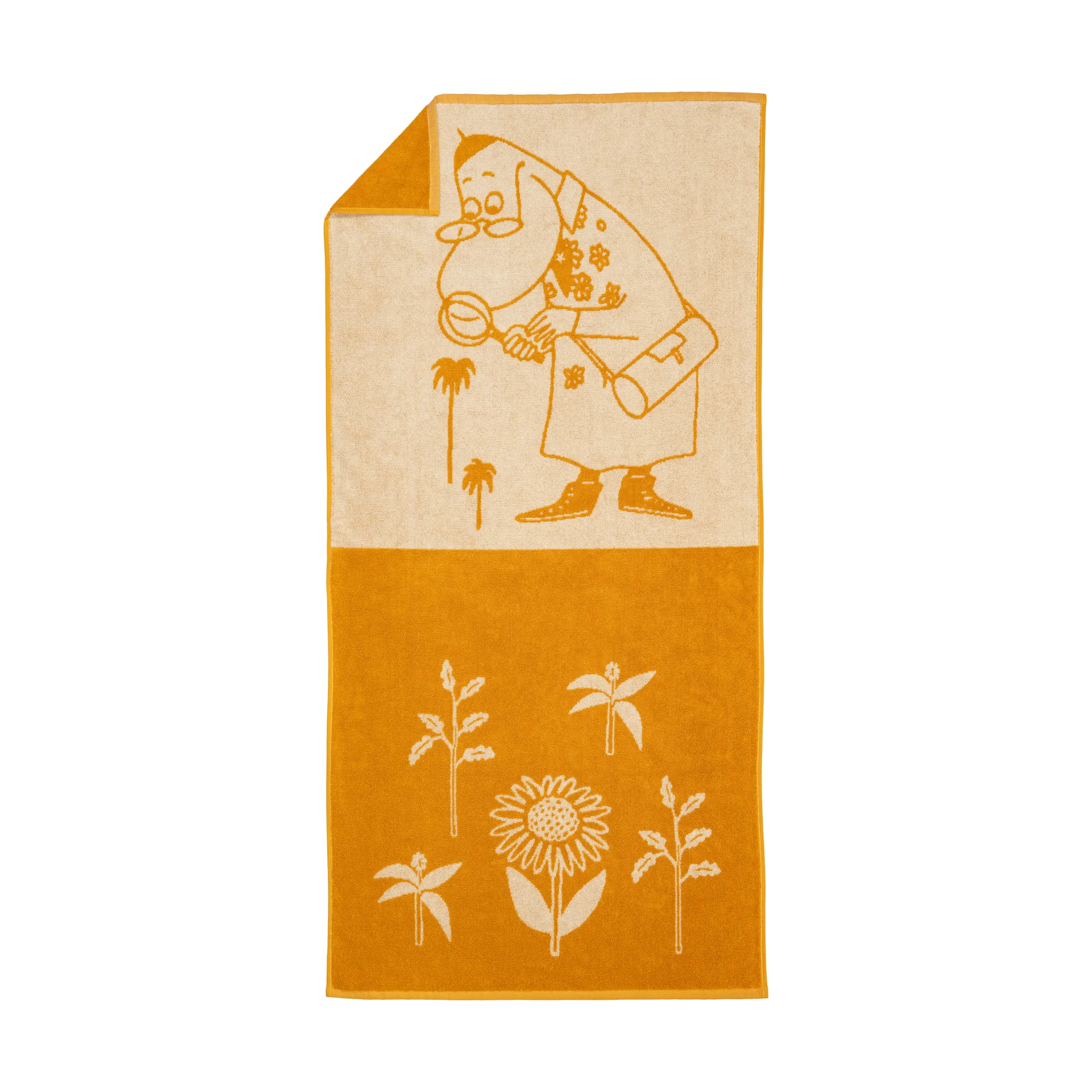 Moomin Arabia Serviette de bain Moomin cm Hemulen, ocre